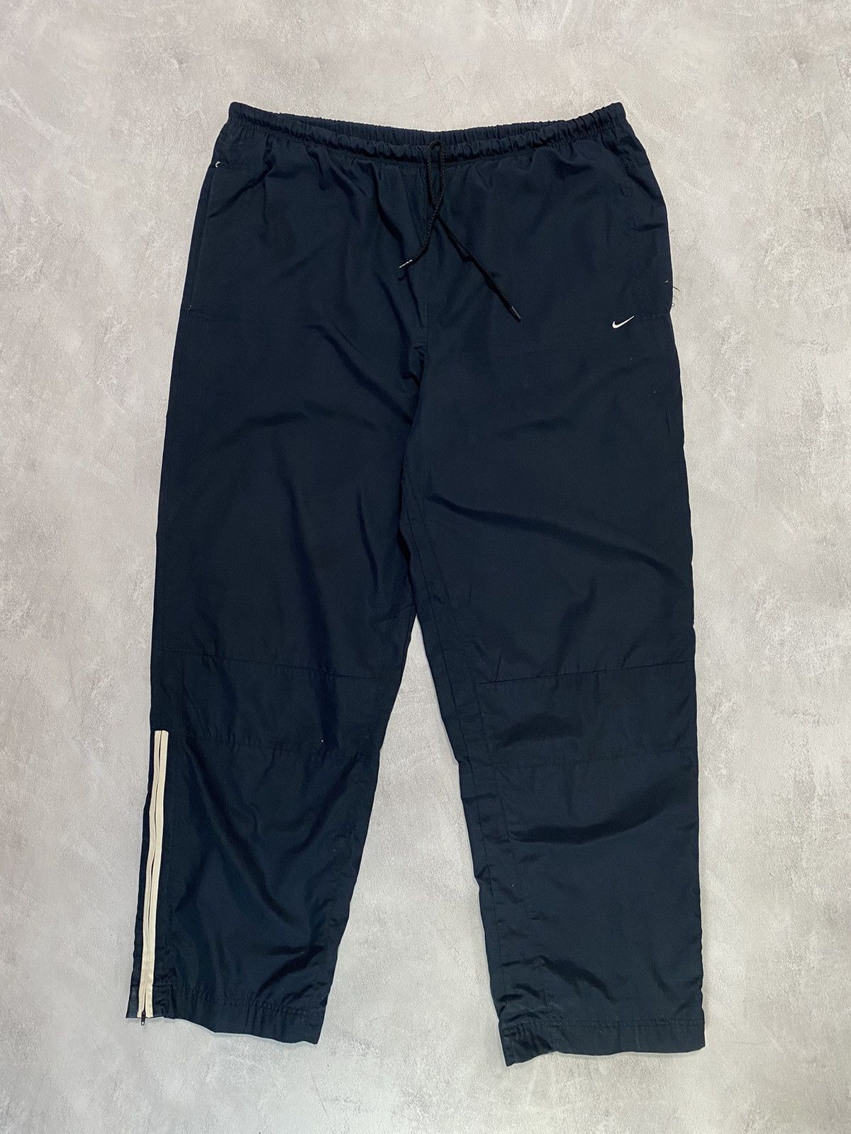 Nike 🌚 Vintage 90s Track Pants NIKE Swoosh + Back Logo Size US 40 / EU 56 - 1 Thumbnail