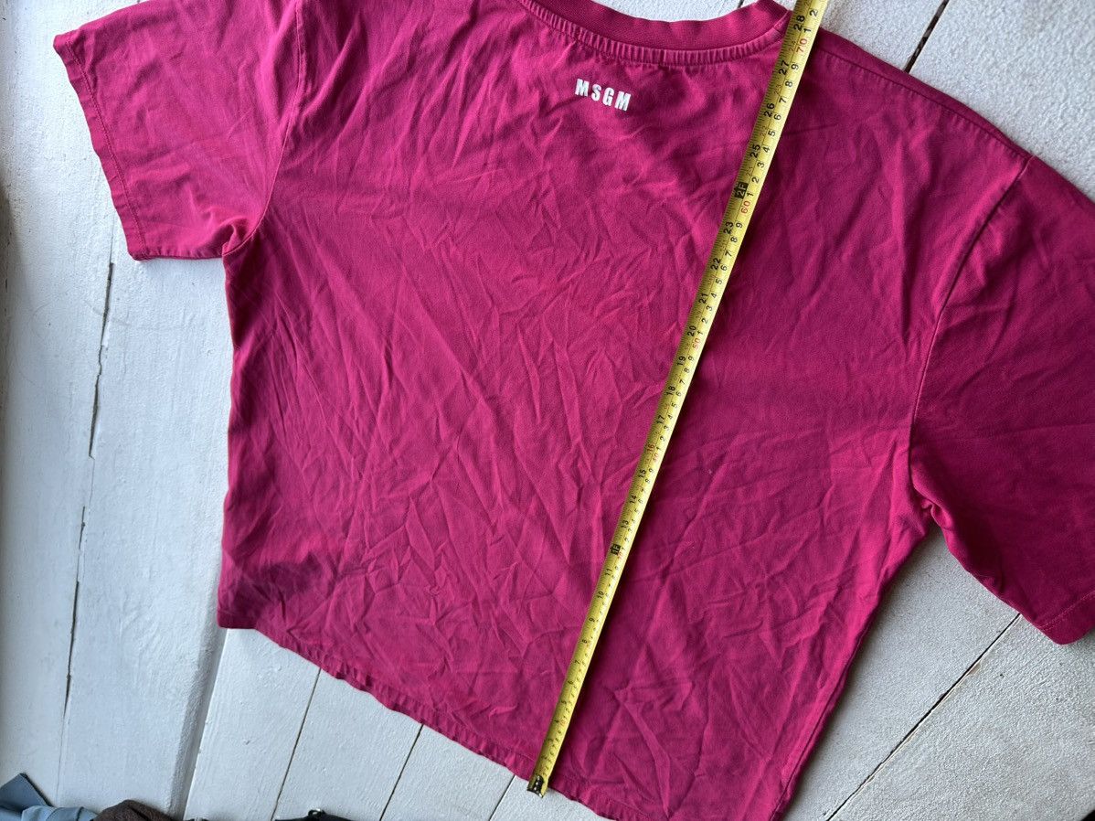 MSGM LUXURY 🚨 MSGM PURPLE TEE WITH LOGO BOXY FIT Y2K RARE Size US XL / EU 56 / 4 - 15 Thumbnail