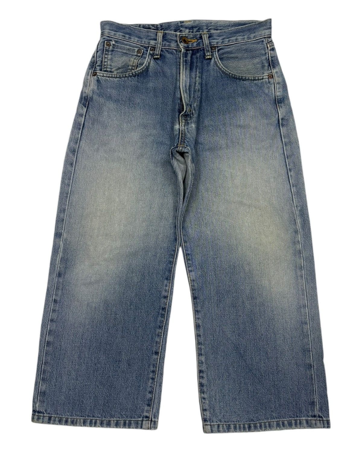 If Six Was Nine EDWIN 505 SELVEDGE JORTS DENIM JEANS Size US 28 / EU 44 - 3 Thumbnail