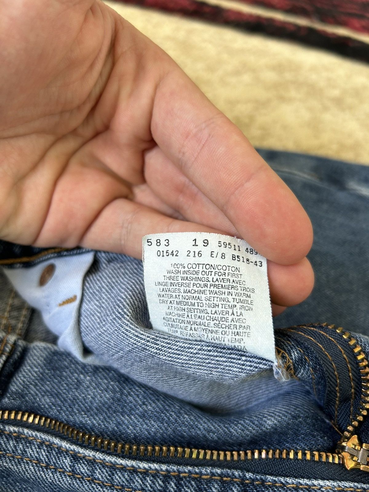 Levi's × Vintage Vintage 90s Levis 511 Flared Denim Jeans Size US 30 / EU 46 - 12 Thumbnail