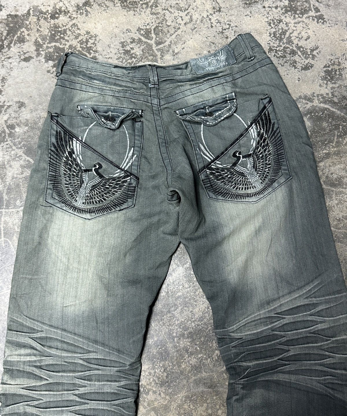 Affliction × FUSAI Rare🔥 Vintage FUSAI Denim Affliction Style Size US 32 / EU 48 - 23 Thumbnail
