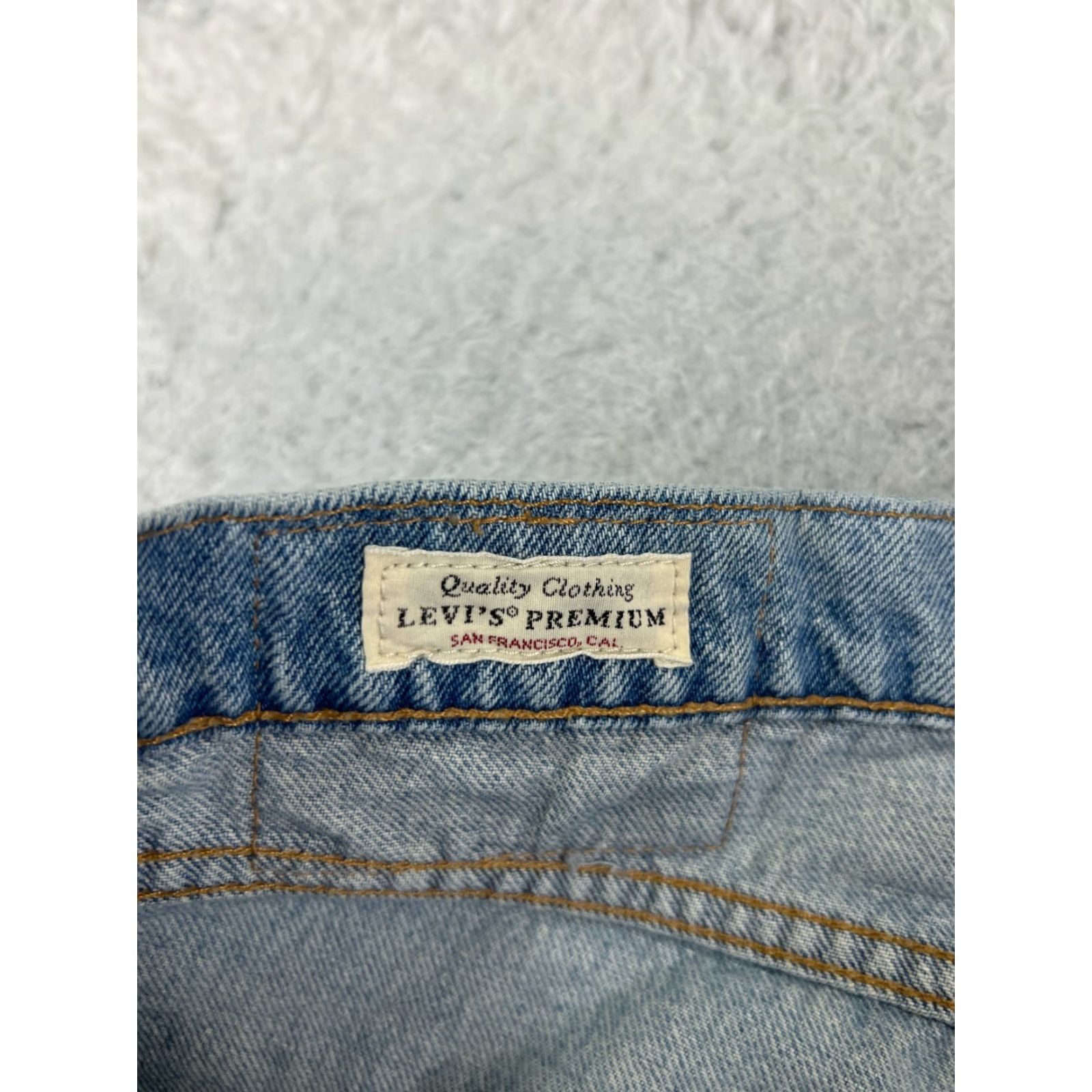Levi's Levi's 512 Jeans Denim Blue 32x31 Regular 5-Pocket Distressed Stretch Cotton Cotton Vintage No Size US 32 / EU 48 - 6 Thumbnail