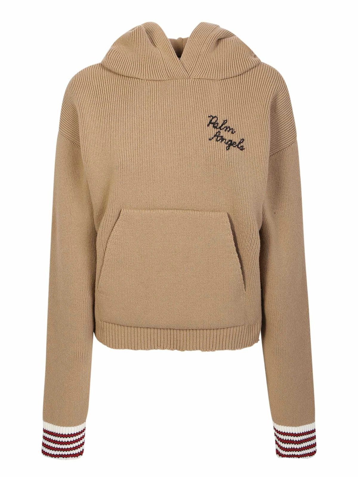 Palm Angels o1y1225 Hoodie in Camel Size S / US 4 / IT 40 - 1 Thumbnail