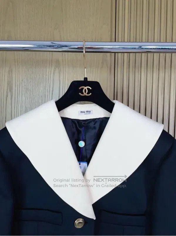 Miu Miu Miu Miu Black Wool Blend Women's Jacket . Size S / US 4 / IT 40 - 2 Thumbnail