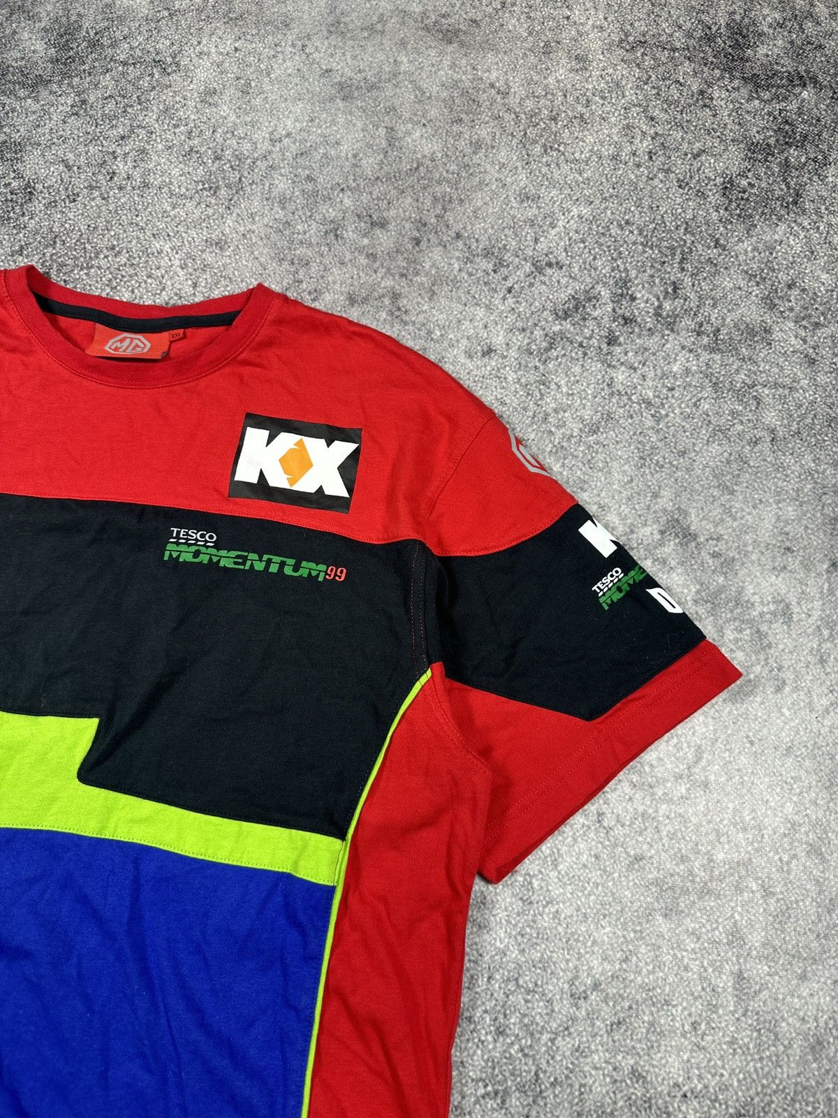 Vintage MG Momentum KX Racing T-shirt Logo Streetwear XXL Rare USA Size US XXL / EU 58 / 5 - 4 Thumbnail