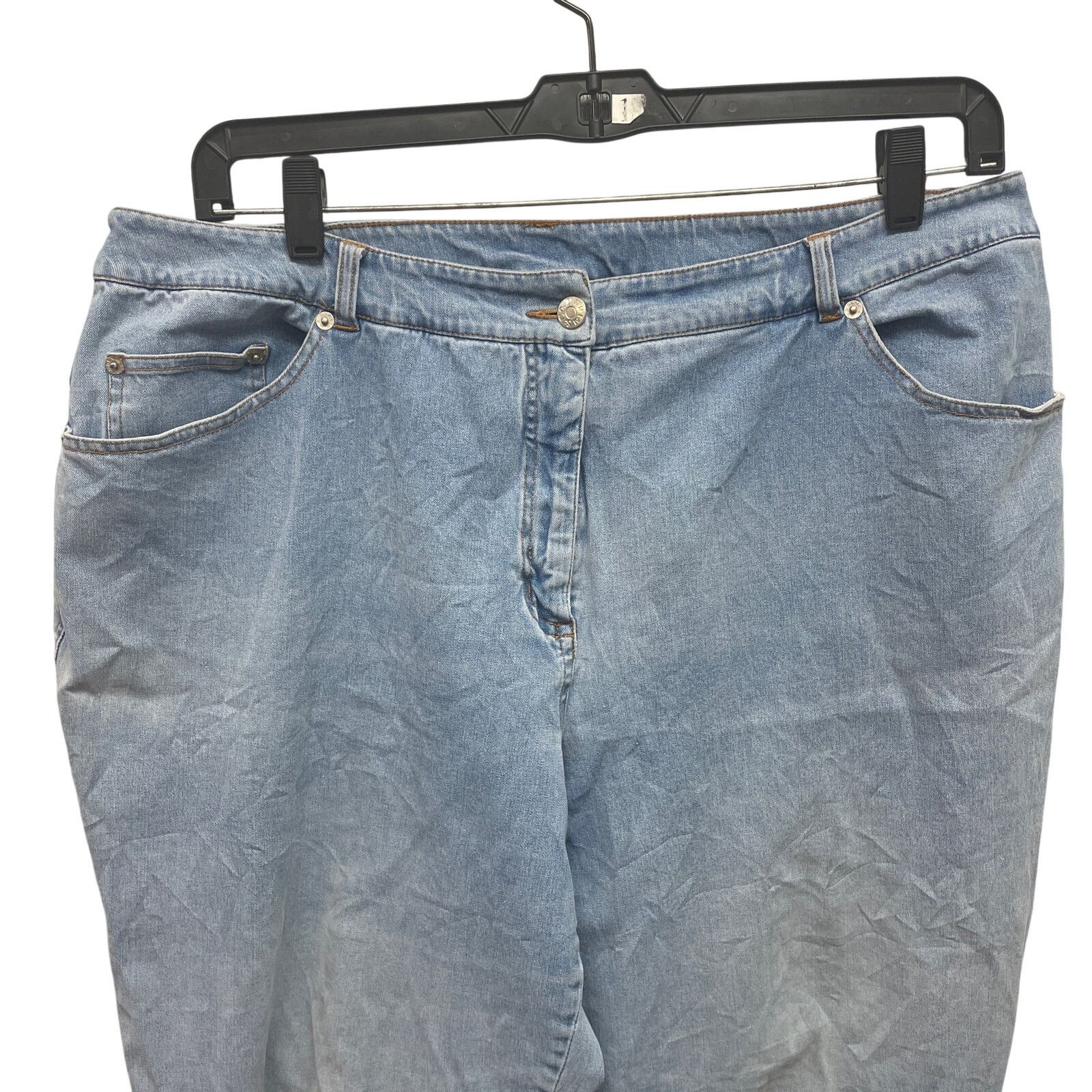 Denim & Co. Denim & Co Crossstretch 20W Vintage Stretch Cotton Jeans Size 37" - 2 Thumbnail