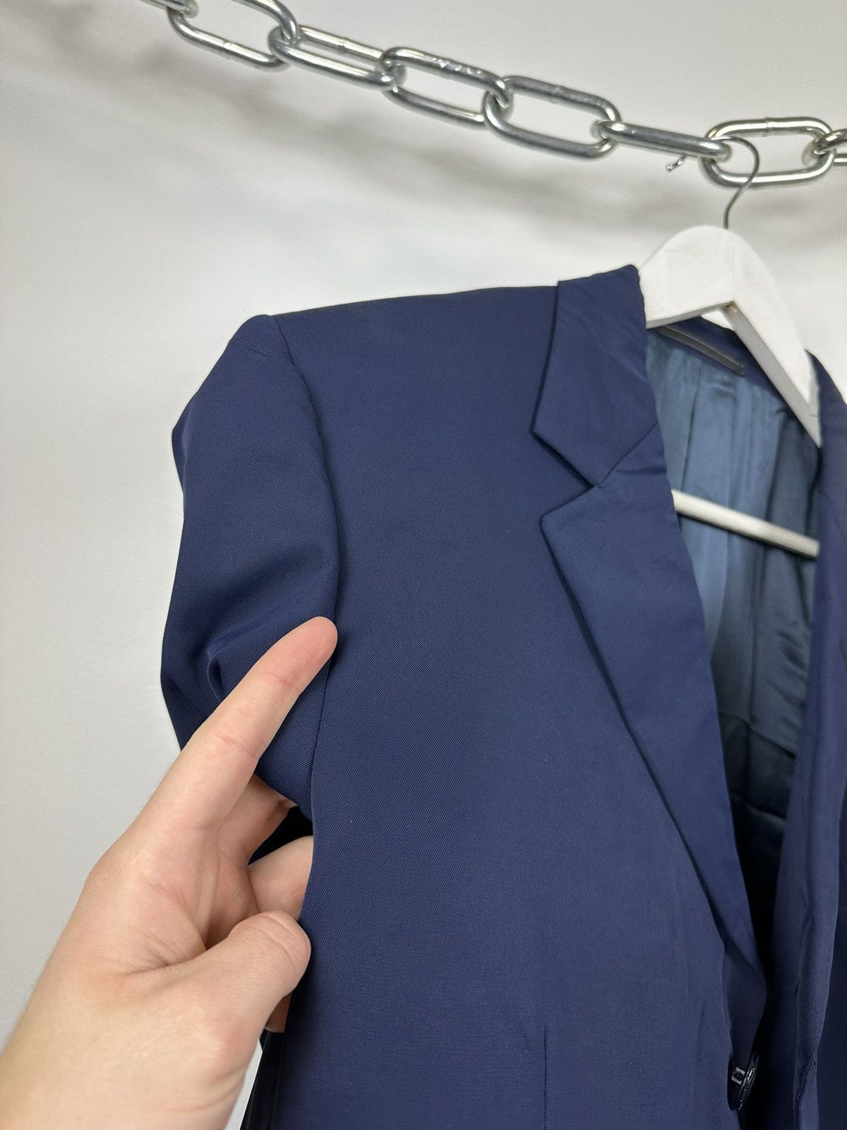 Versace Vintage Versace 3-Button Formal Designer Luxury Wool Blazer Size 40R - 11 Thumbnail