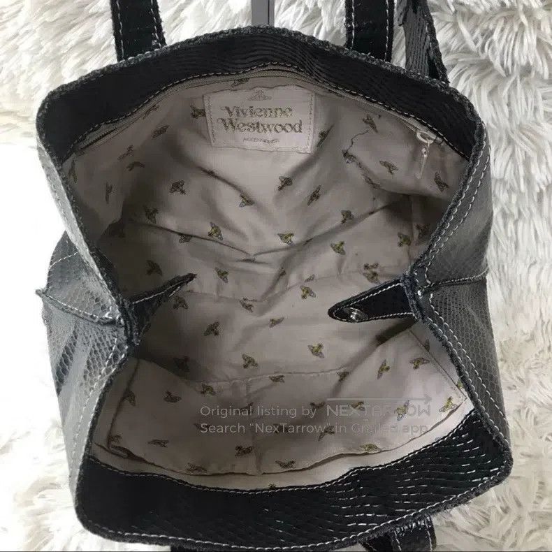 Vivienne Westwood Vivienne Westwood size os Vintage black crocodile pattern h Size ONE SIZE - 5 Thumbnail