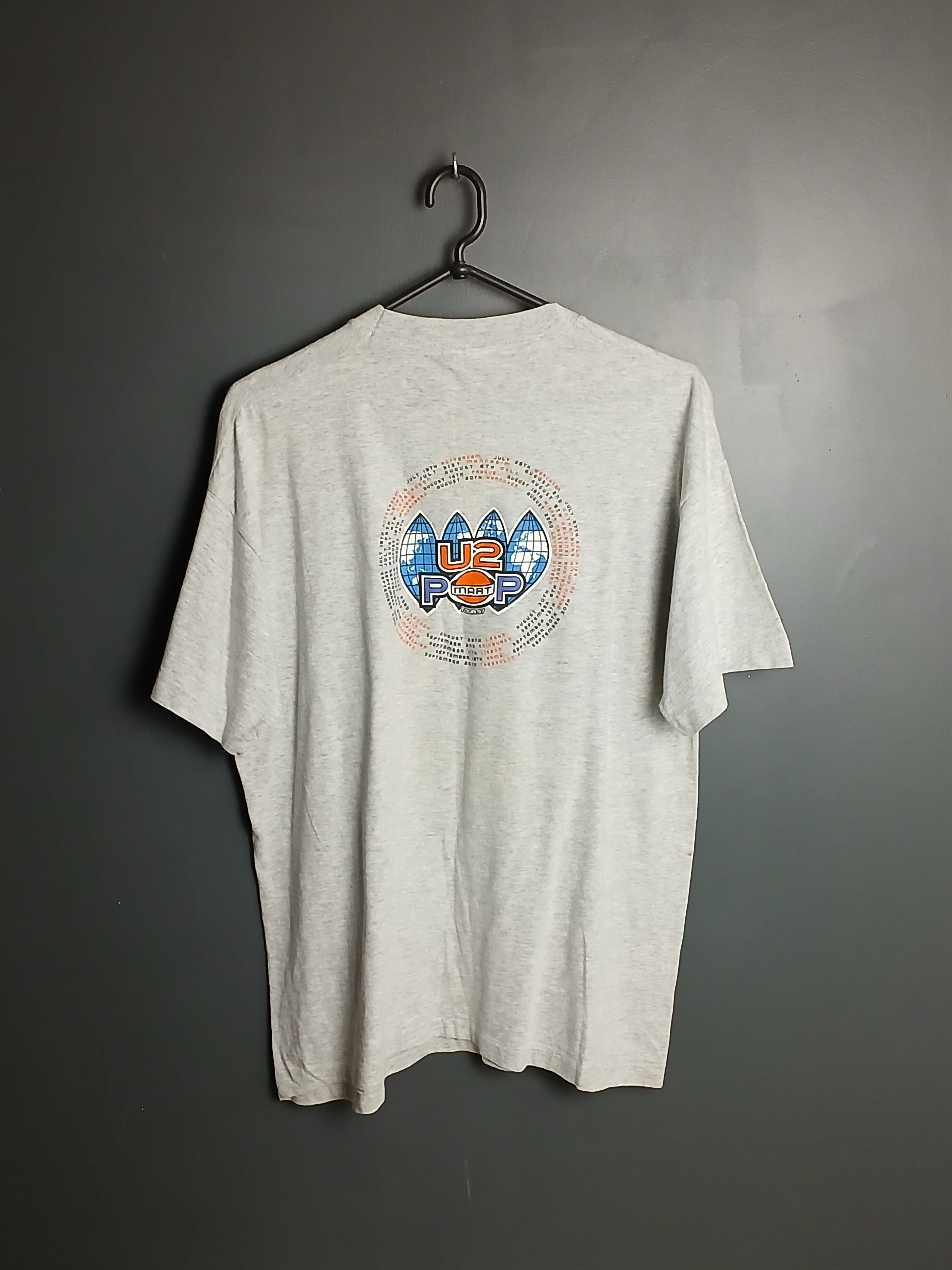 Band Tees × Vintage Vintage U2 Pop Mart Tour 1997 T-Shirt Size US L / EU 52-54 / 3 - 2 Thumbnail