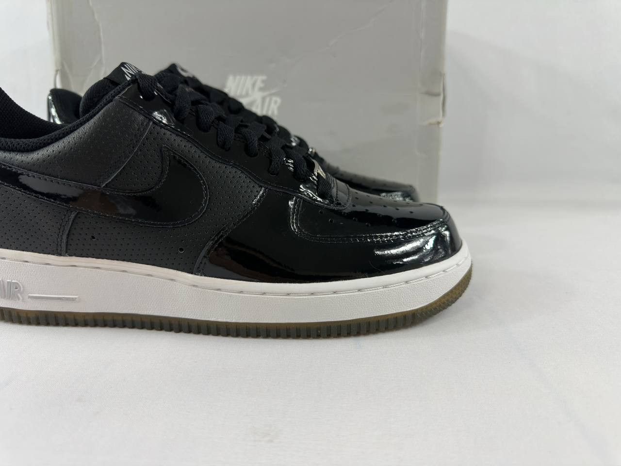 Nike Nike Air Force 1 '07 'Black Silver' 2010 Size US 7.5 / EU 40-41 - 3 Thumbnail