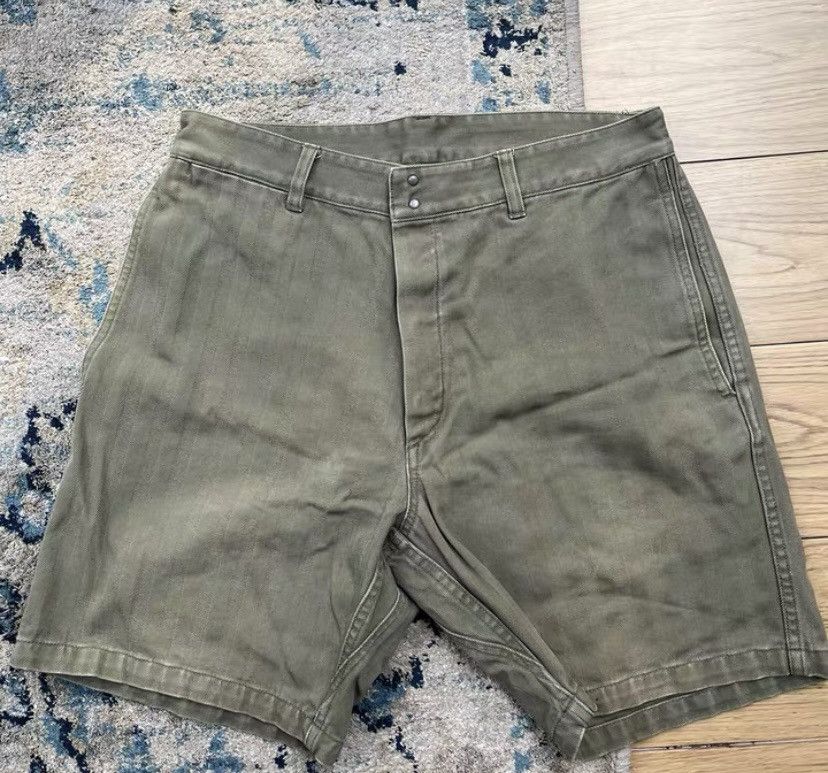 image of Visvim Pastoral Shorts Herringbone 18Ss Shorts in Grey, Men's (Size 40)