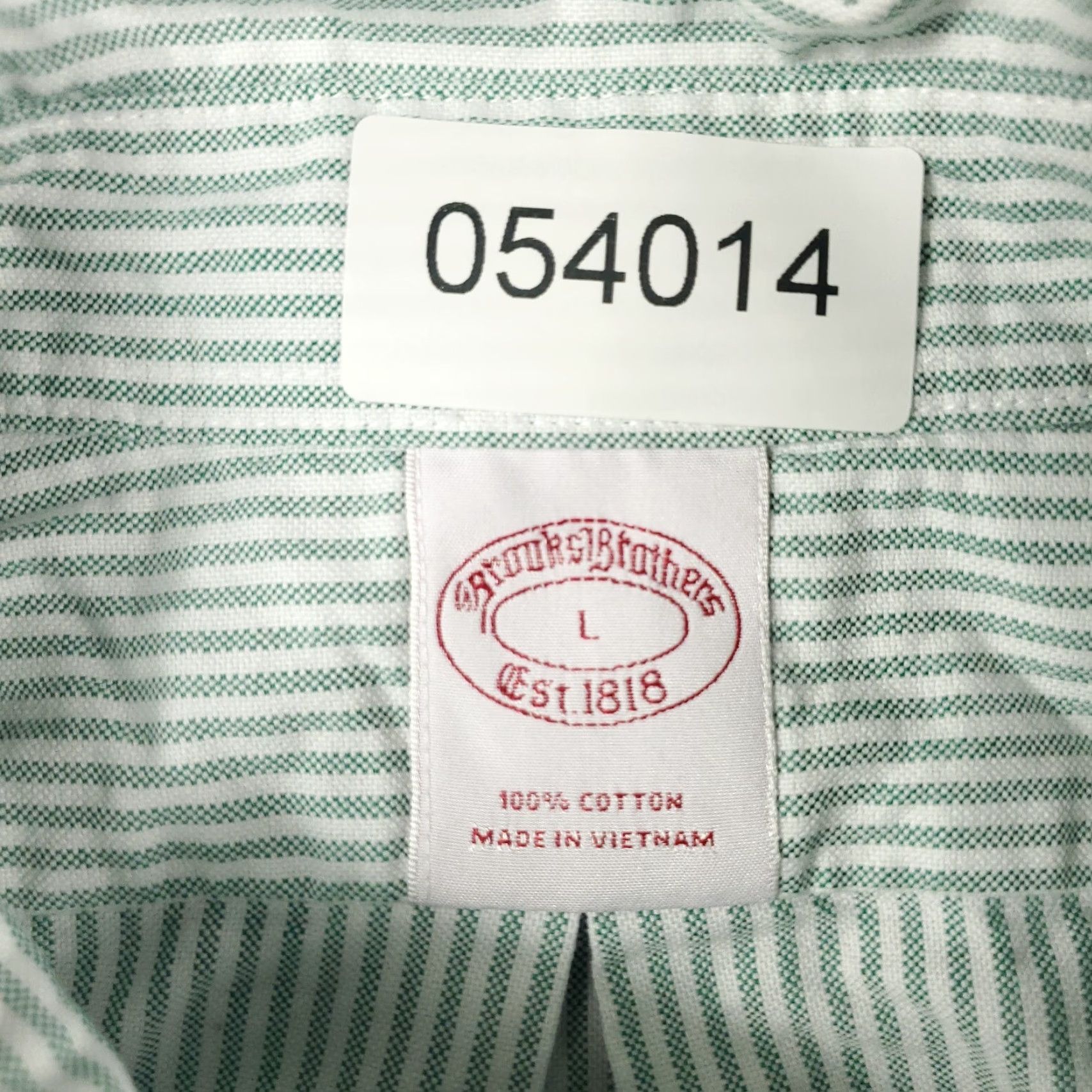 Brooks Brothers Brooks Brothers Blue Striped Button-Up Shirt Mens Large Long Sleeve Casual Size US L / EU 52-54 / 3 - 6 Thumbnail
