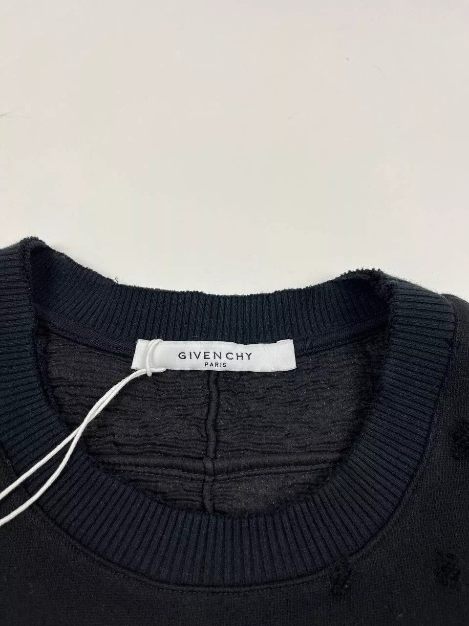 Givenchy Givenchy Destroyed Sweatshirt Black Size US L / EU 52-54 / 3 - 10 Thumbnail