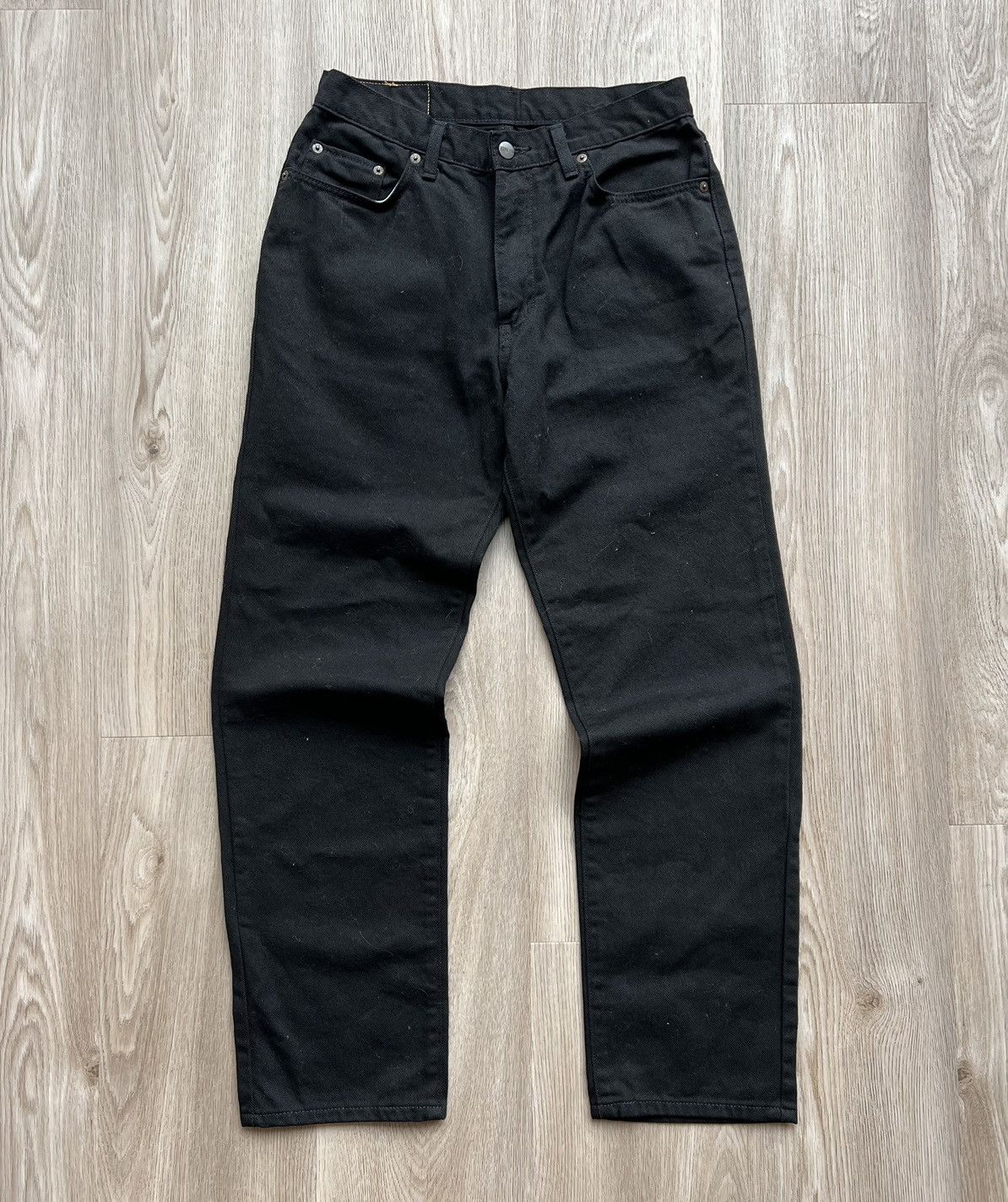 Edwin × Japanese Brand × Vintage Vintage Edwin Black Jeans Japanese Denim Size US 30 / EU 46 - 1 Thumbnail