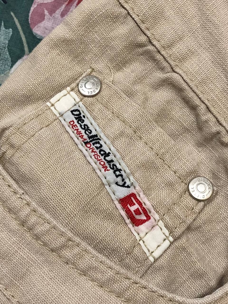 Diesel luxury vintage jeans pants beige Diesel logo Y2K streetwear Size US 30 / EU 46 - 7 Thumbnail