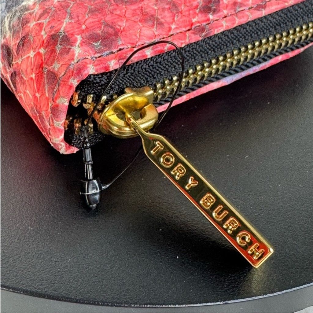 Tory Burch Tory Burch Python Embossed Leather Zip Around Wallet - NWOT Size ONE SIZE - 5 Thumbnail