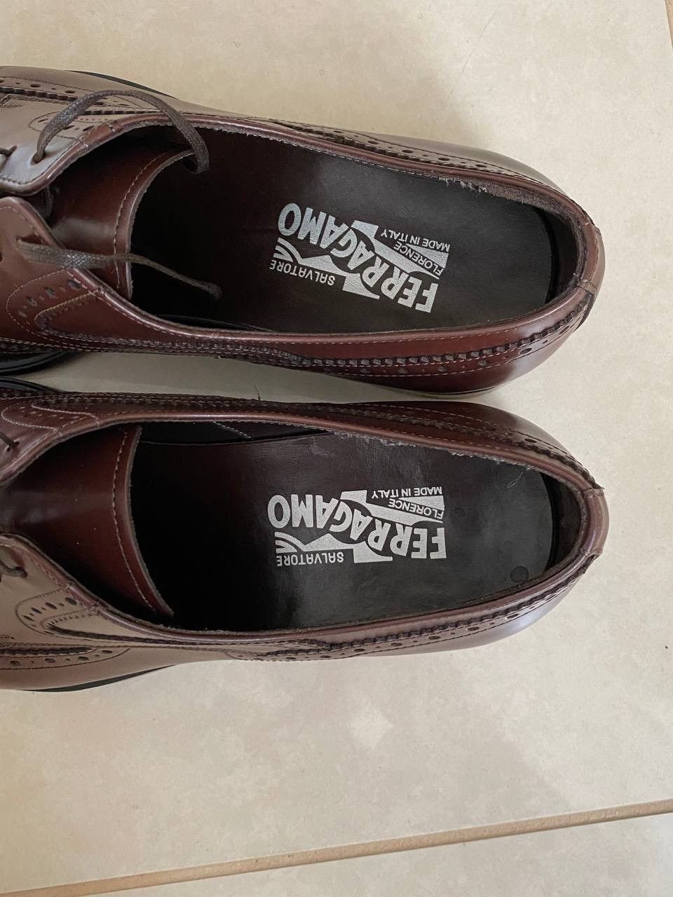 Salvatore Ferragamo Leather Dress Shoes Size US 10 / EU 43 - 3 Thumbnail