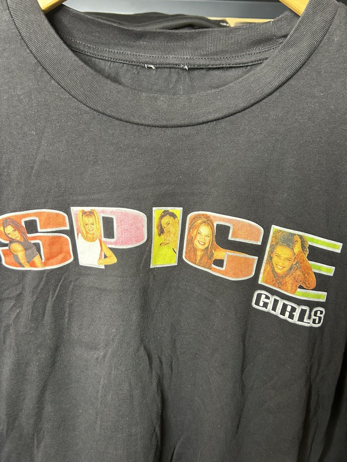 Other Vintage Spice Girls Tee Y2K Black Pop Star Graphic Shirt Size US L / EU 52-54 / 3 - 2 Thumbnail