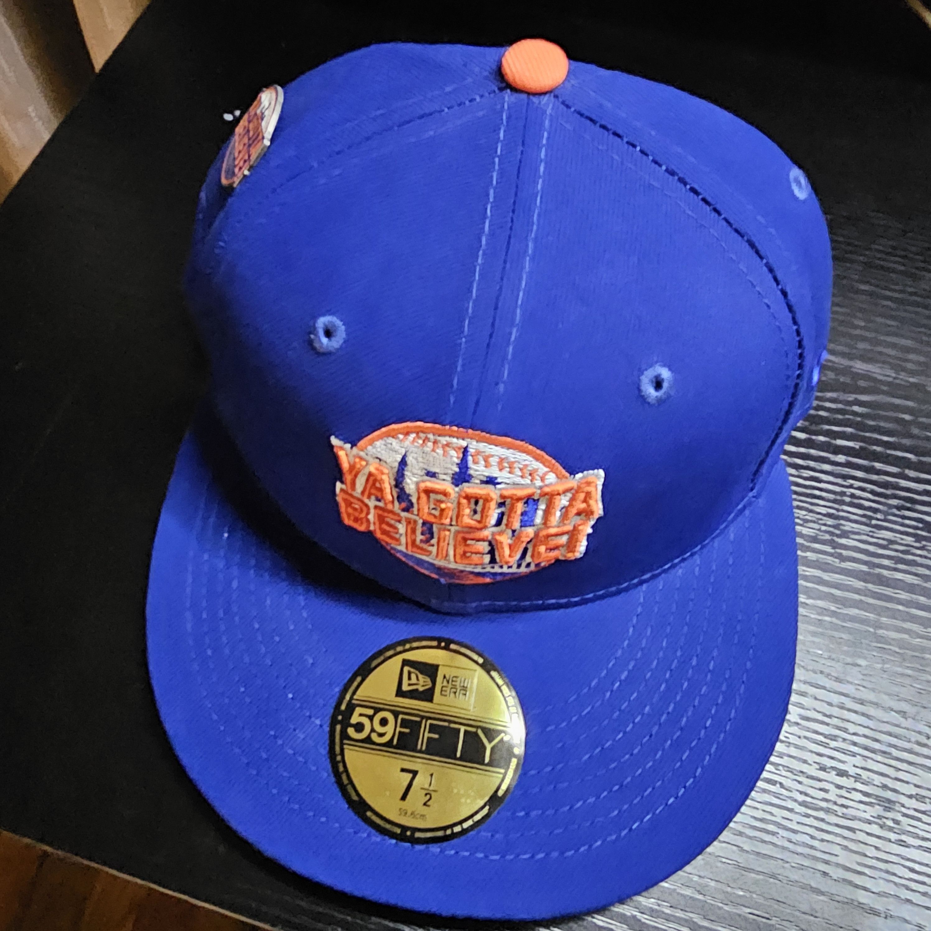 New Era Mets 7 Line "Ya Gotta Believe" W/ Pin Size ONE SIZE - 5 Thumbnail