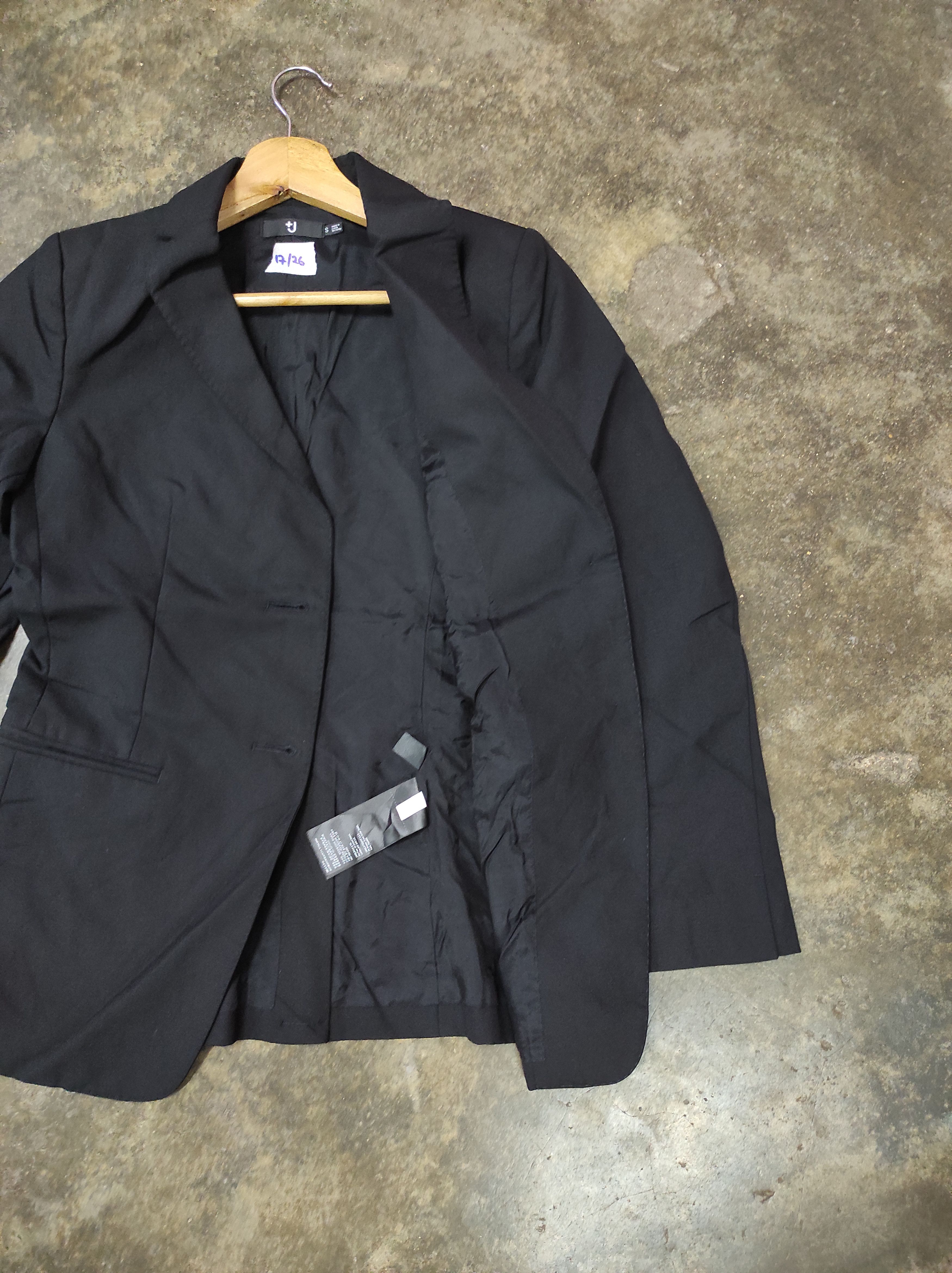 Jil Sander × Uniqlo UNIQLO X JIL SANDER BLACK BLAZER COAT Size S / US 4 / IT 40 - 2 Thumbnail