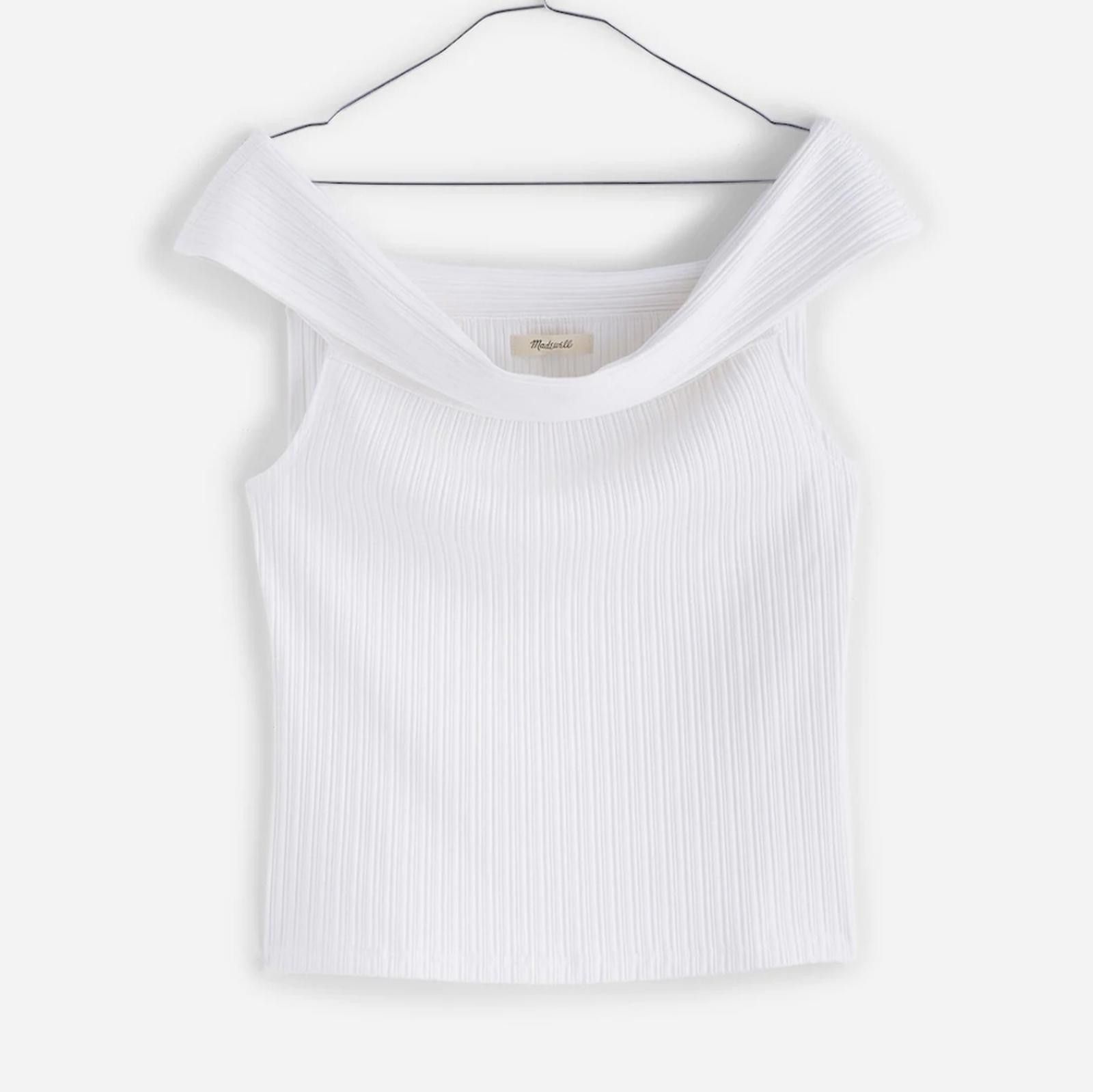 Madewell Madewell Ribbed Off-the-Shoulder Top Size XS / US 0-2 / IT 36-38 - 1 Thumbnail