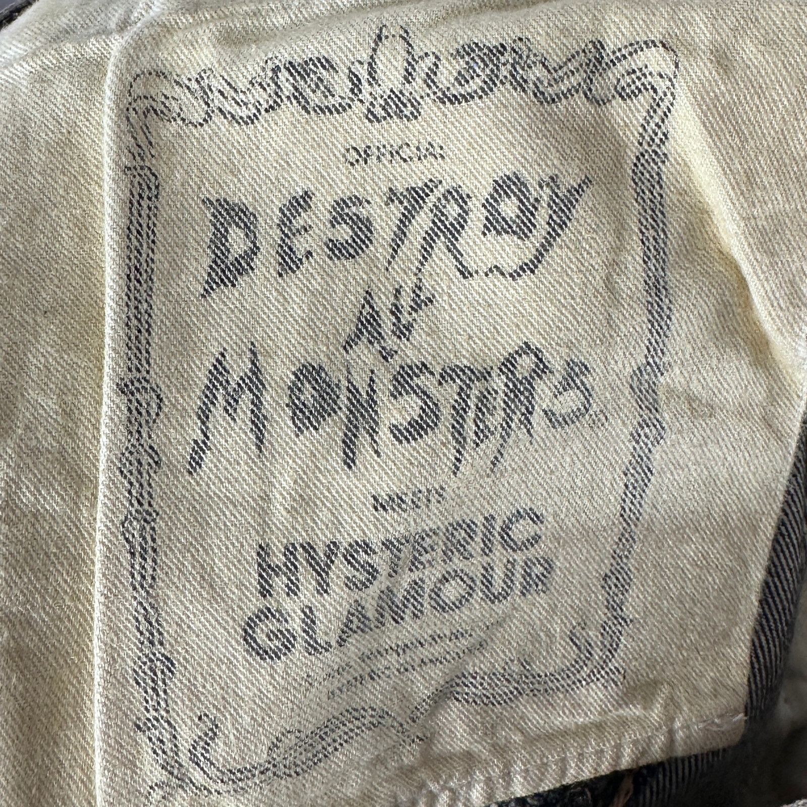 Hysteric Glamour Studded & Repaired Grey Denim Skirt Size 28" / US 6 / IT 42 - 12 Thumbnail