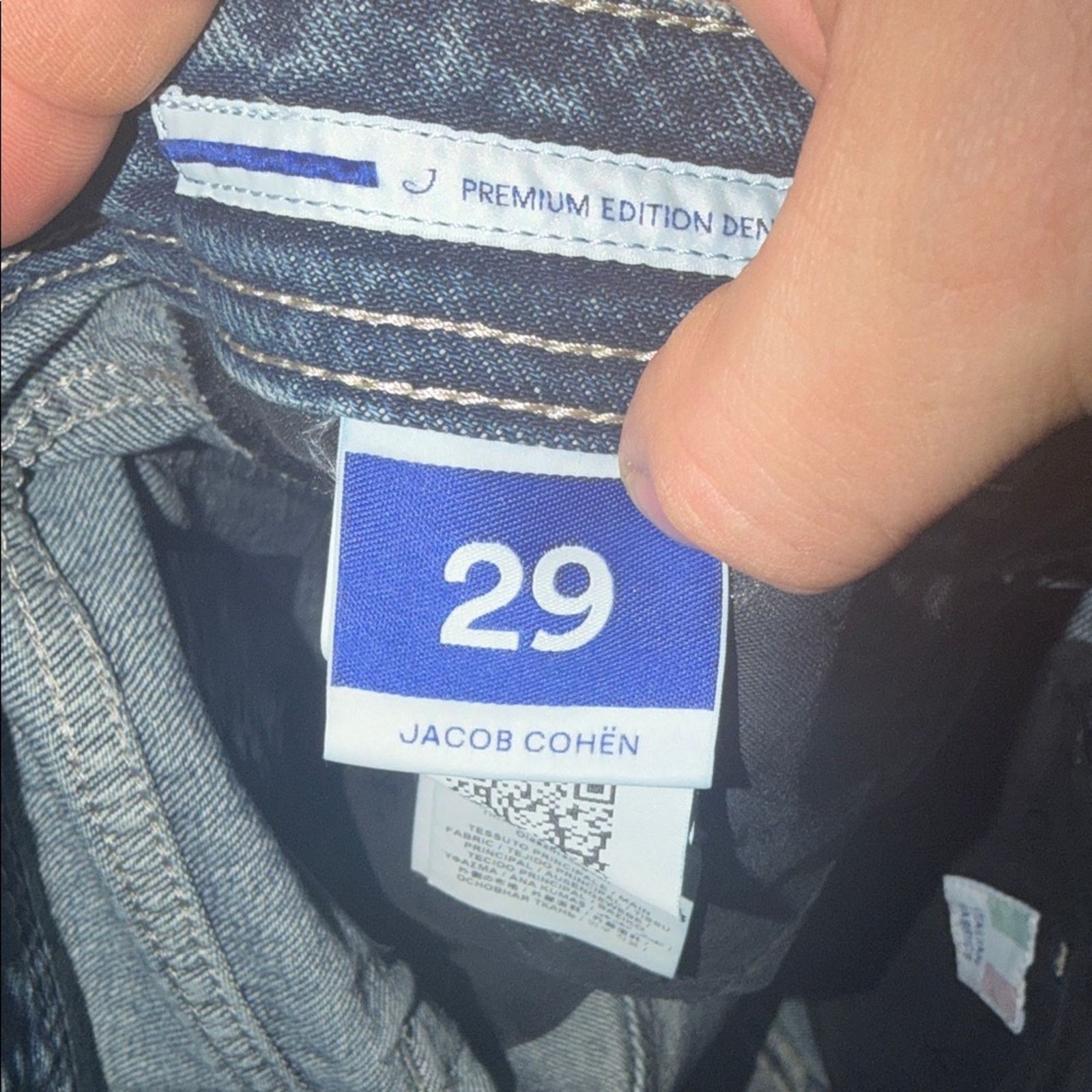 Jacob Cohen Jacob Cohen Classic Indigo Men's Jeans Size 29 Size US 29 - 7 Thumbnail