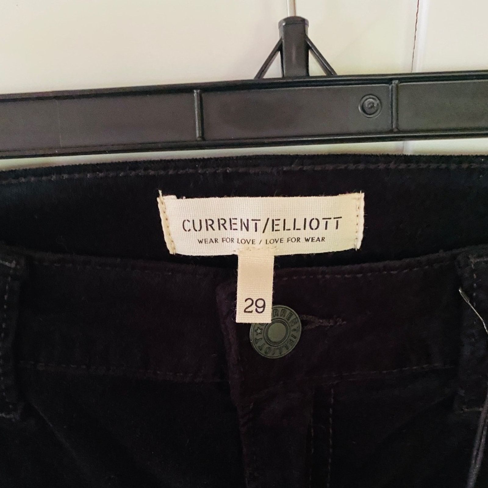 Current/Elliot Current/Elliott Stiletto Velvet Pant Size 29" - 7 Thumbnail