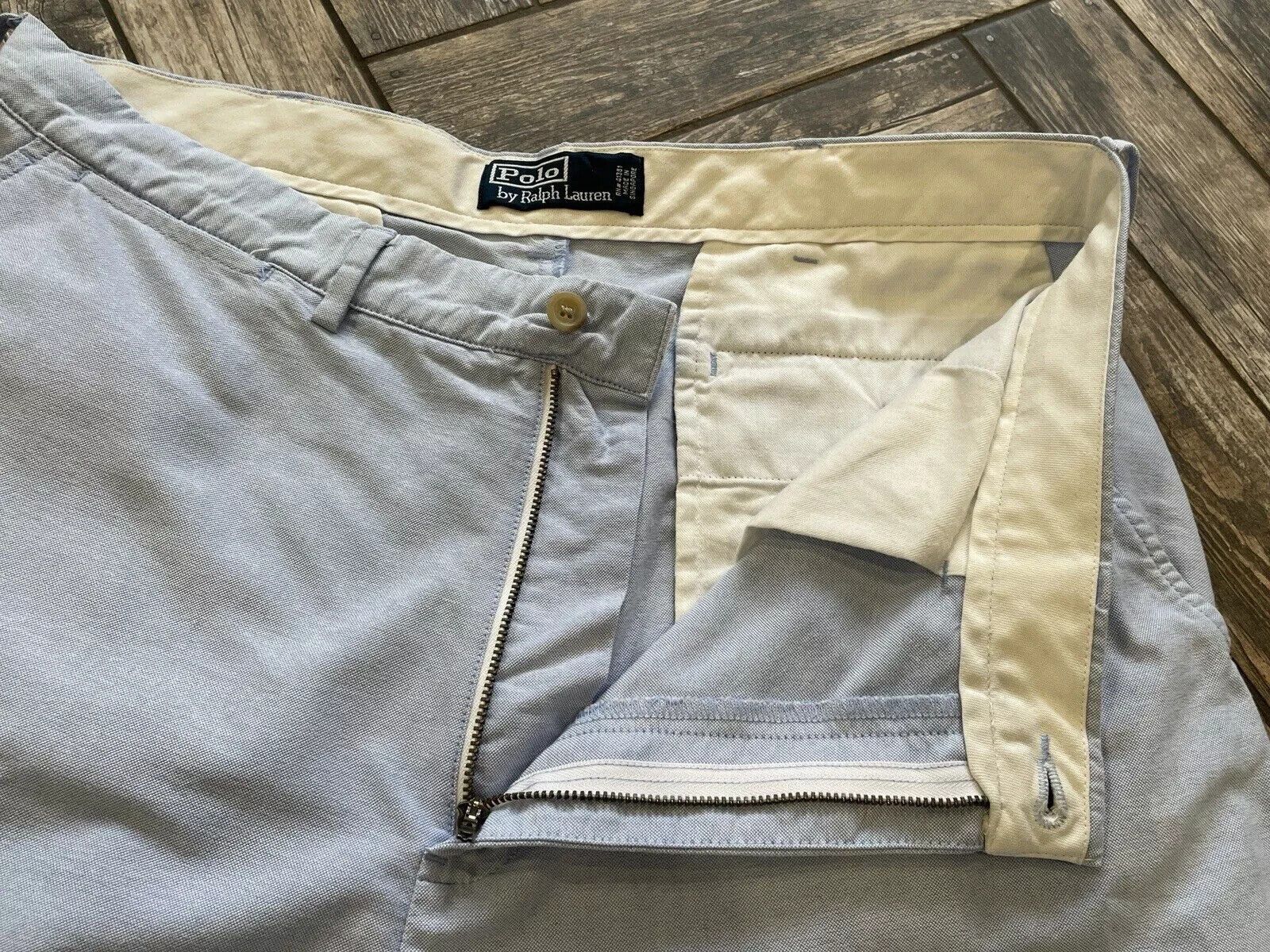 Polo Ralph Lauren Polo Ralph Lauren Cotton Chino Trousers Blue 34/30 Size US 34 / EU 50 - 10 Thumbnail