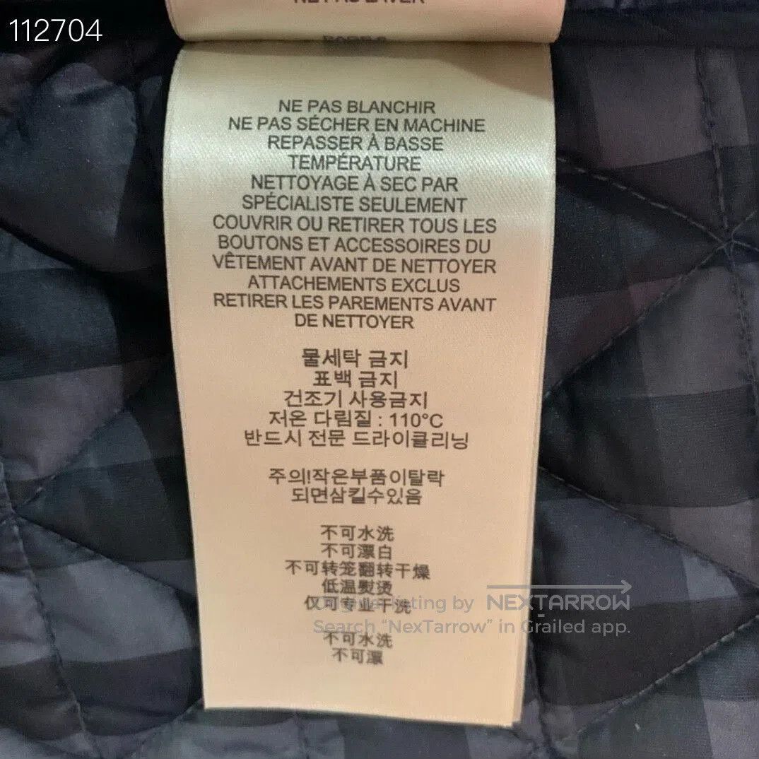 Burberry Burberry 073050 v25 Blue Padded Coat. Size XS / US 0-2 / IT 36-38 - 6 Thumbnail