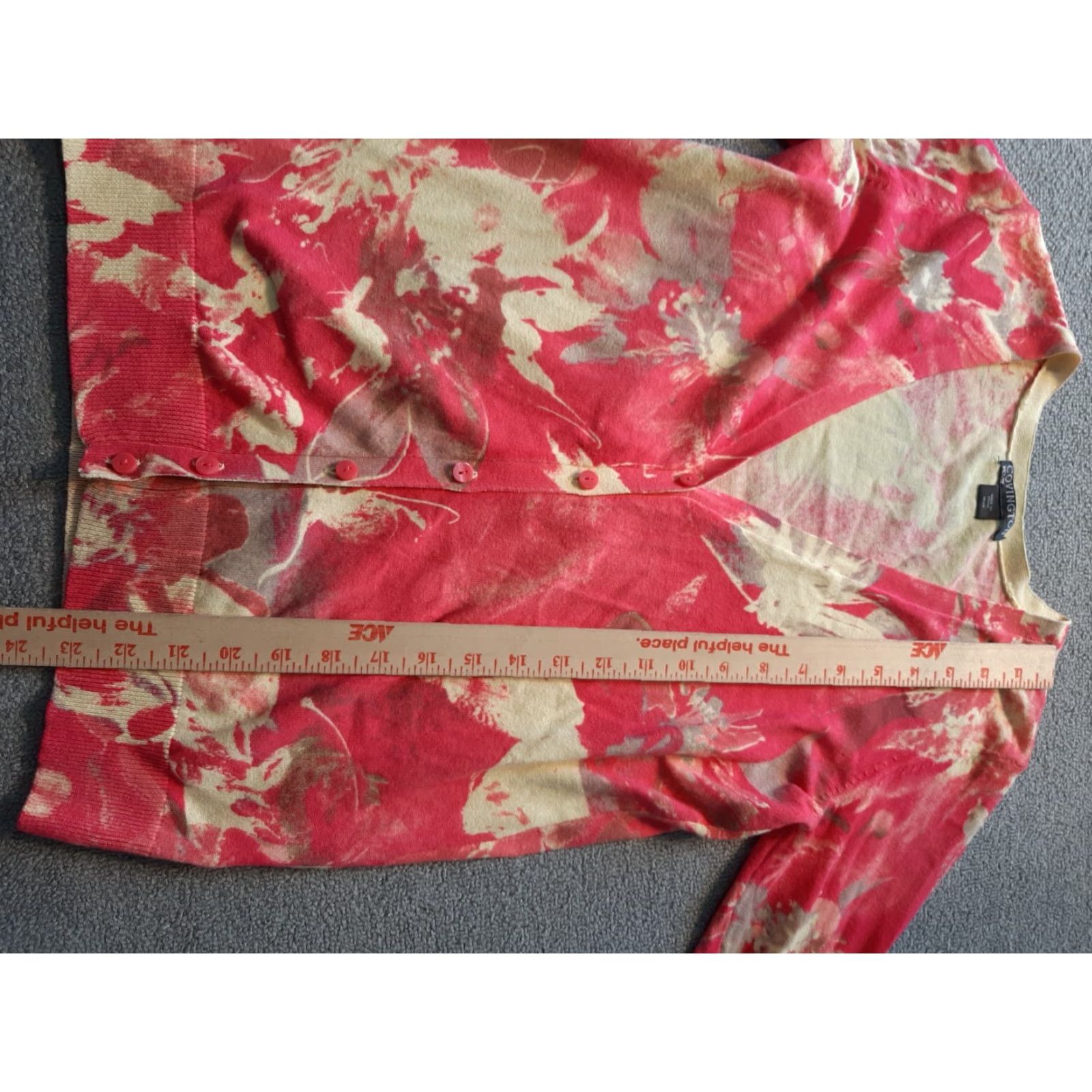 Pinko Covington Top Womens Small Button Down Pink Long Sleeve Shirt Size S / US 4 / IT 40 - 3 Thumbnail