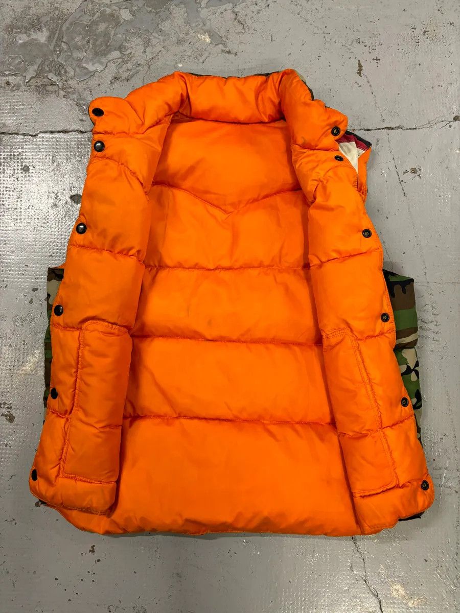 Polo Ralph Lauren 2010s Ralph Lauren Denim & Supply Orange Camo Reversible Puffer Vest Size US M / EU 48-50 / 2 - 12 Thumbnail
