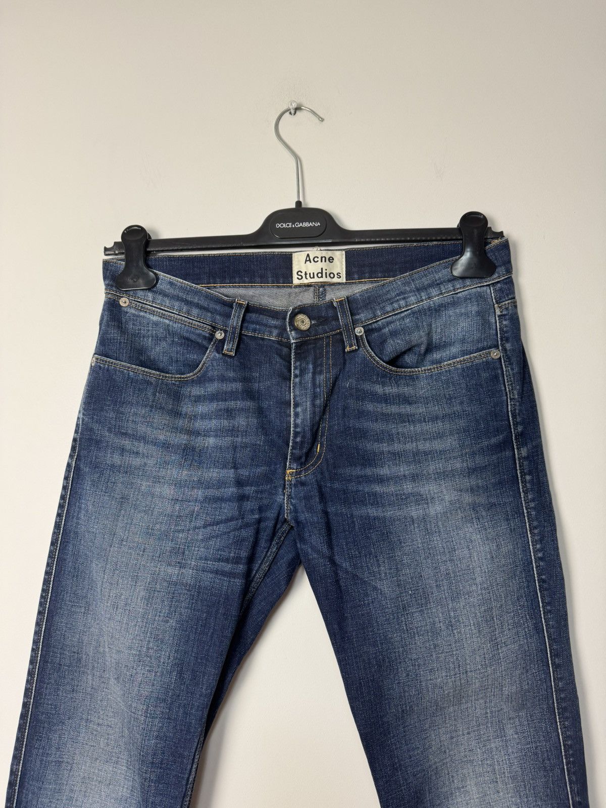 Acne Studios Acne Studios Max Prince Mid Wash Jeans Luxury Designer Size US 30 / EU 46 - 2 Thumbnail