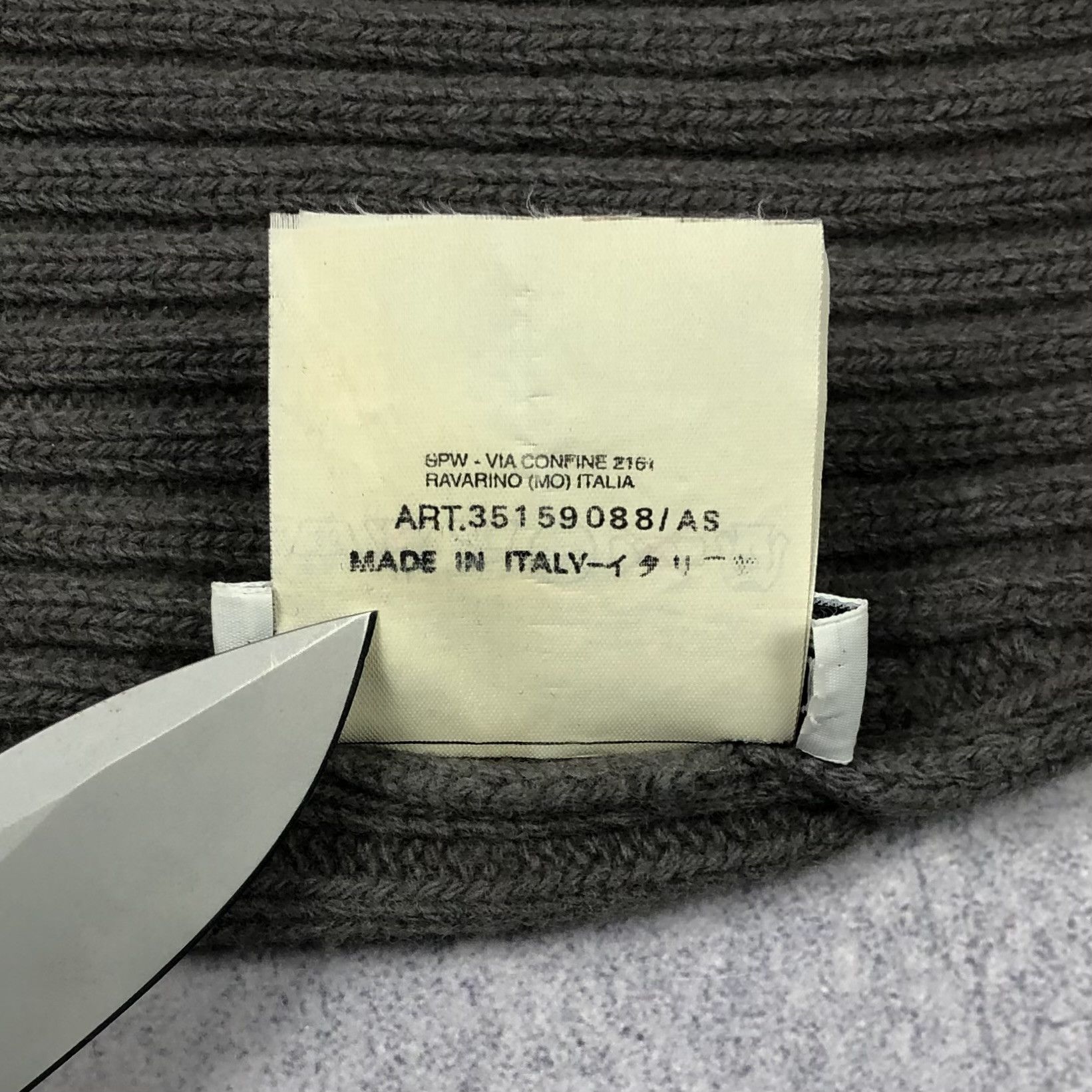 Stone Island Archive Stone Island Hat Ribbed Wool Nylon Size ONE SIZE - 9 Thumbnail