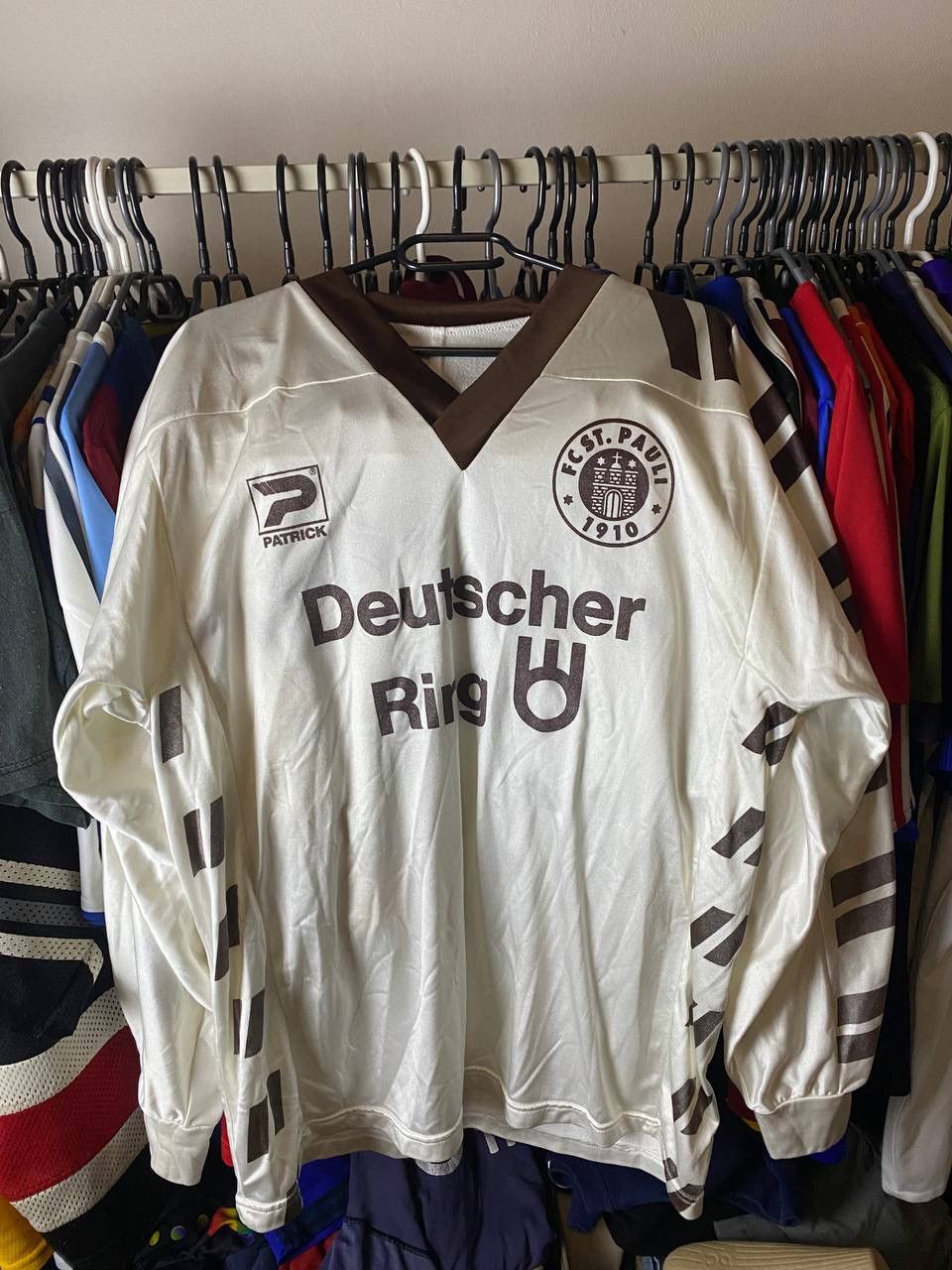 Vintage Patrick St.Pauli 1992 vintage jersey rare Size US L / EU 52-54 / 3 - 1 Thumbnail