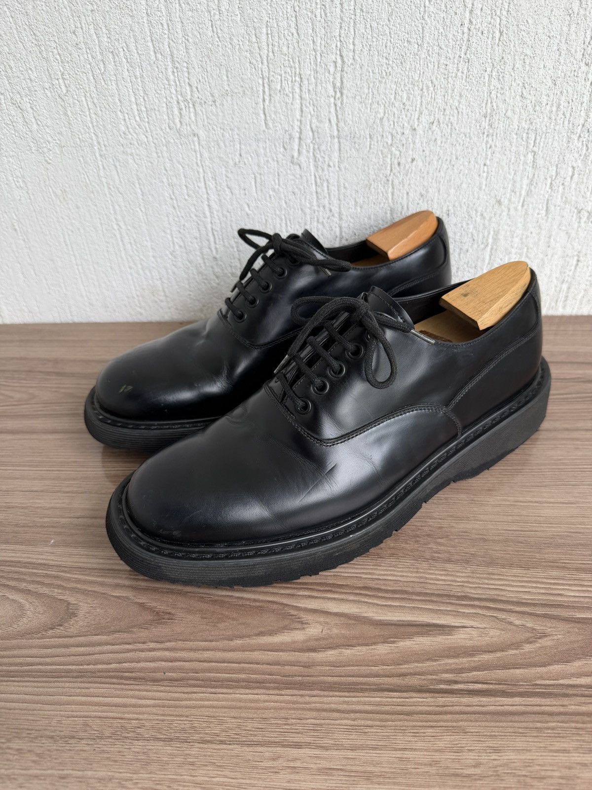 Prada Brushed leather derby Size US 10 / EU 43 - 1 Thumbnail