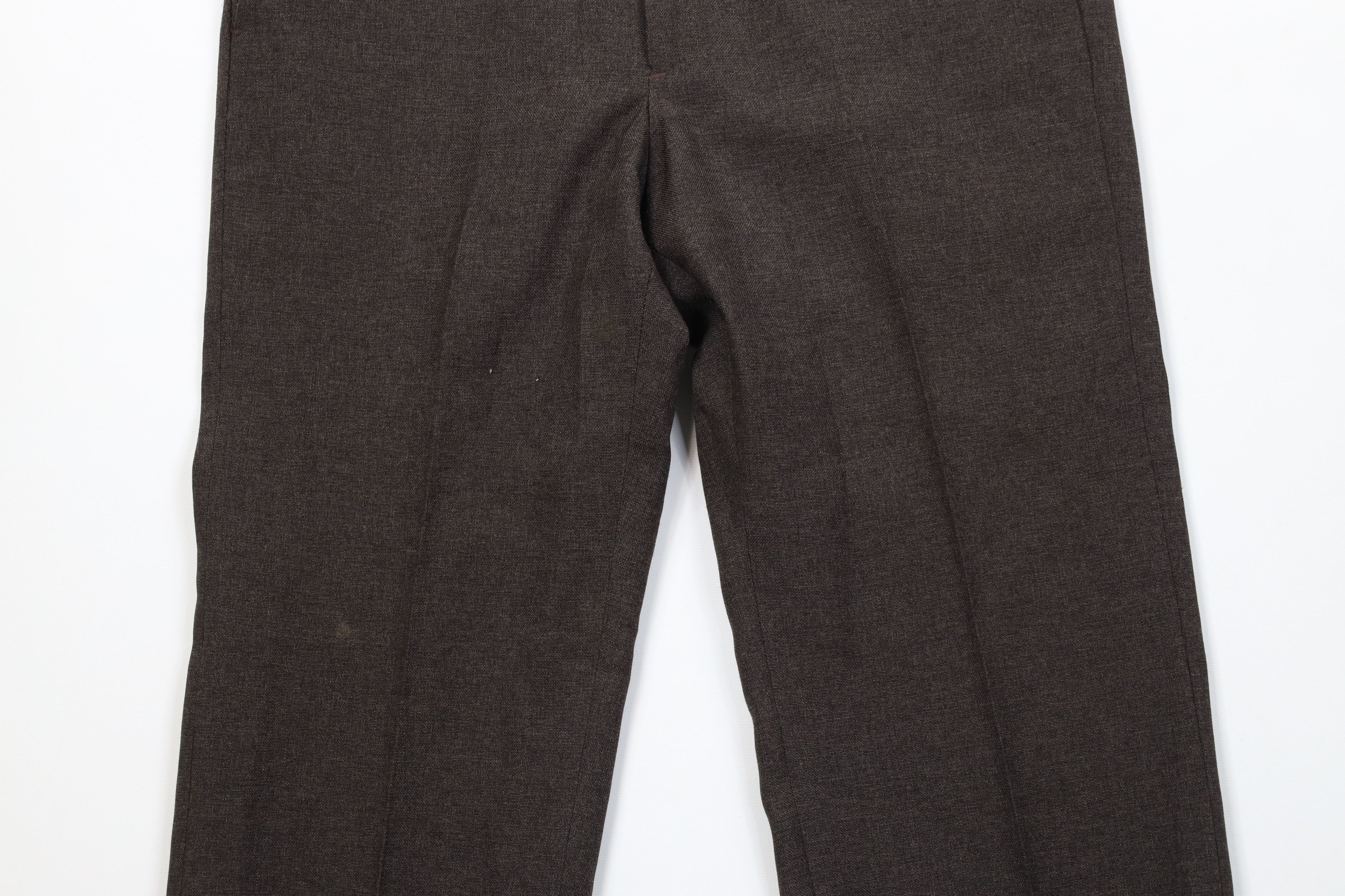Levi's Vintage 70s Levis Knit Flared Wide Leg Chino Pants Brown USA Size US 32 / EU 48 - 3 Thumbnail