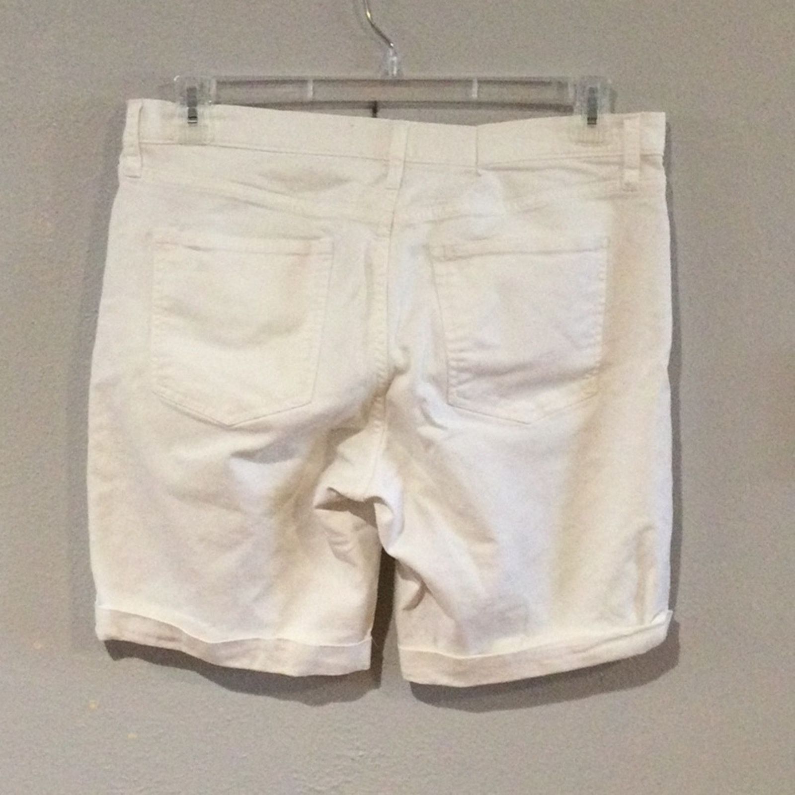 Gap Gap 1969 White Denim Bermuda 5-Pocket Shorts Size 31 Size 31" - 3 Thumbnail