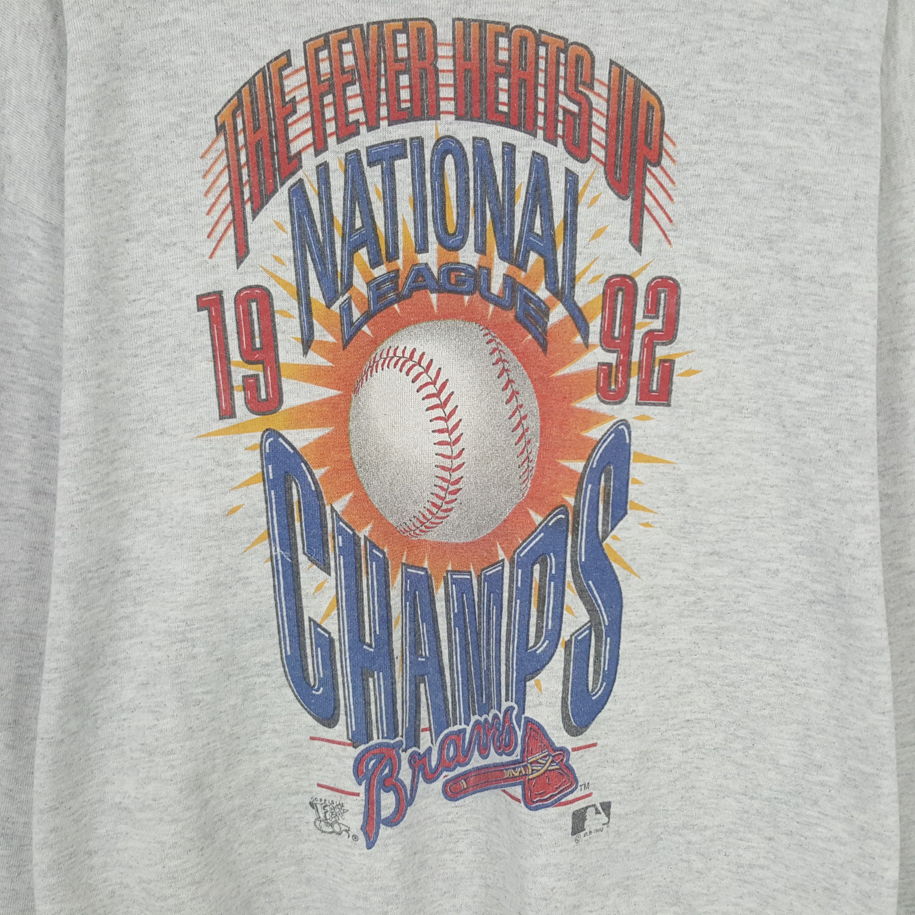 MLB × Vintage Vintage National League Champ MLB Sweatshirt Size US XL / EU 56 / 4 - 2 Thumbnail