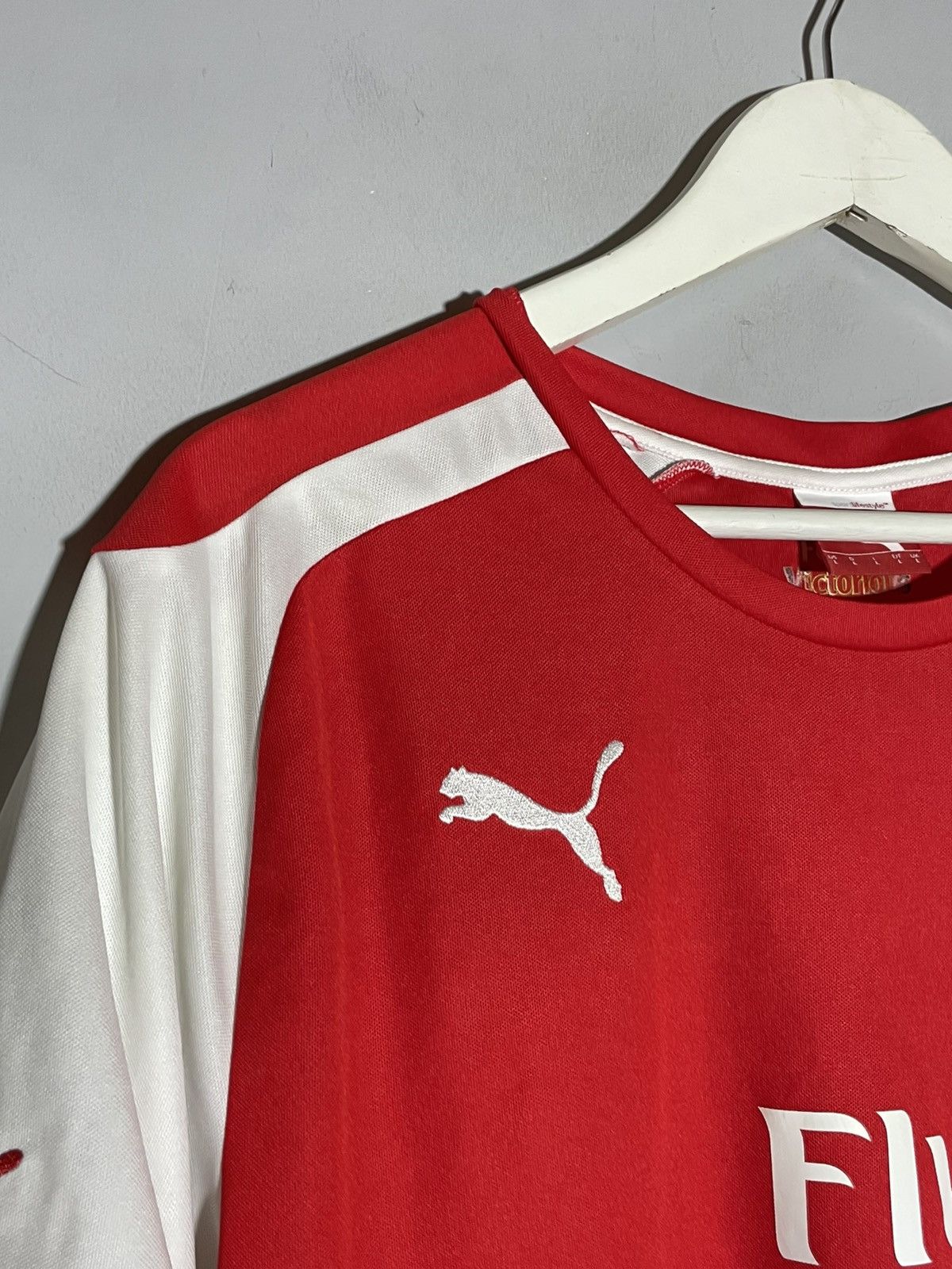 Puma Arsenal FC Puma 2014/15 Home Y2k Streetwear Football Shirt Size US L / EU 52-54 / 3 - 4 Thumbnail