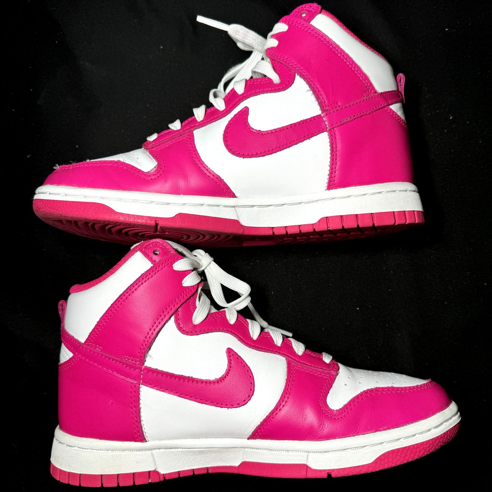 Nike Size 6.5 - Wmns Nike Dunk High Pink Prime Women's Shoes Size US 6.5 / IT 36.5 - 3 Thumbnail