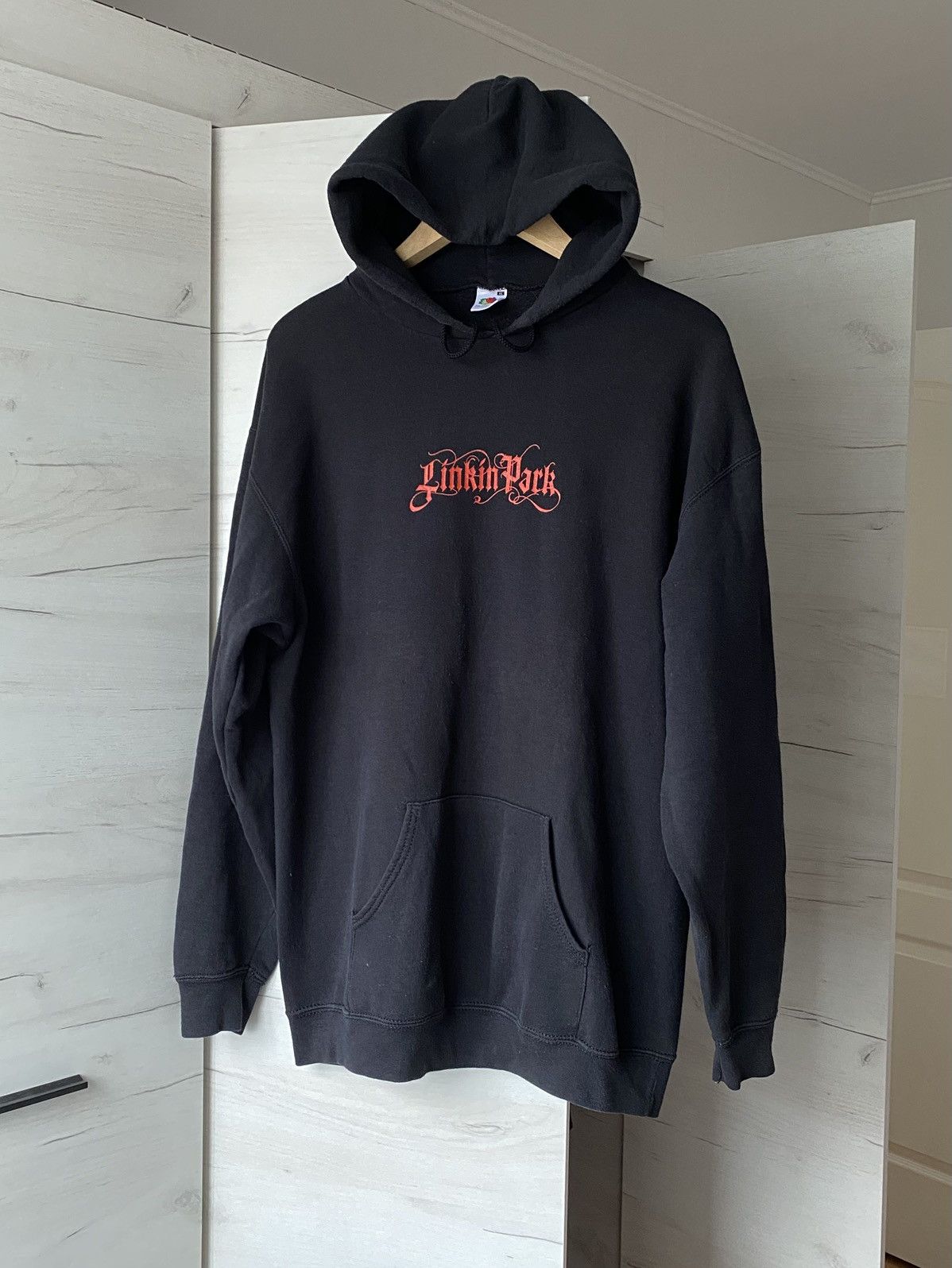 Fruit Of The Loom × Vintage Vintage Linkin Park 2004 Merch Black Hoodie Rock Metal XL Size US XL / EU 56 / 4 - 1 Thumbnail