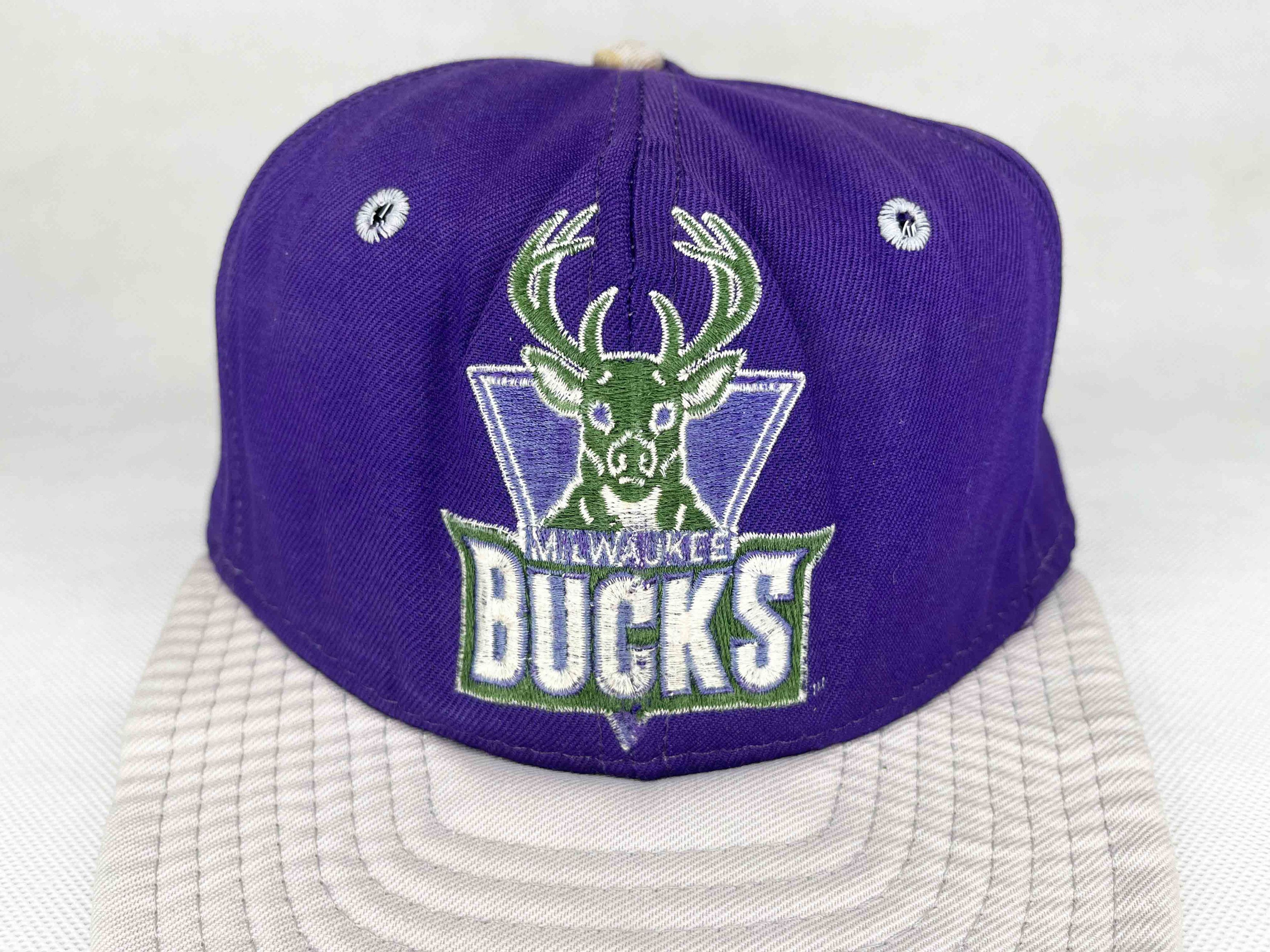 NBA Vintage NBA Milwaukee Bucks Basketball Snapback Cap Hat Size ONE SIZE - 2 Thumbnail