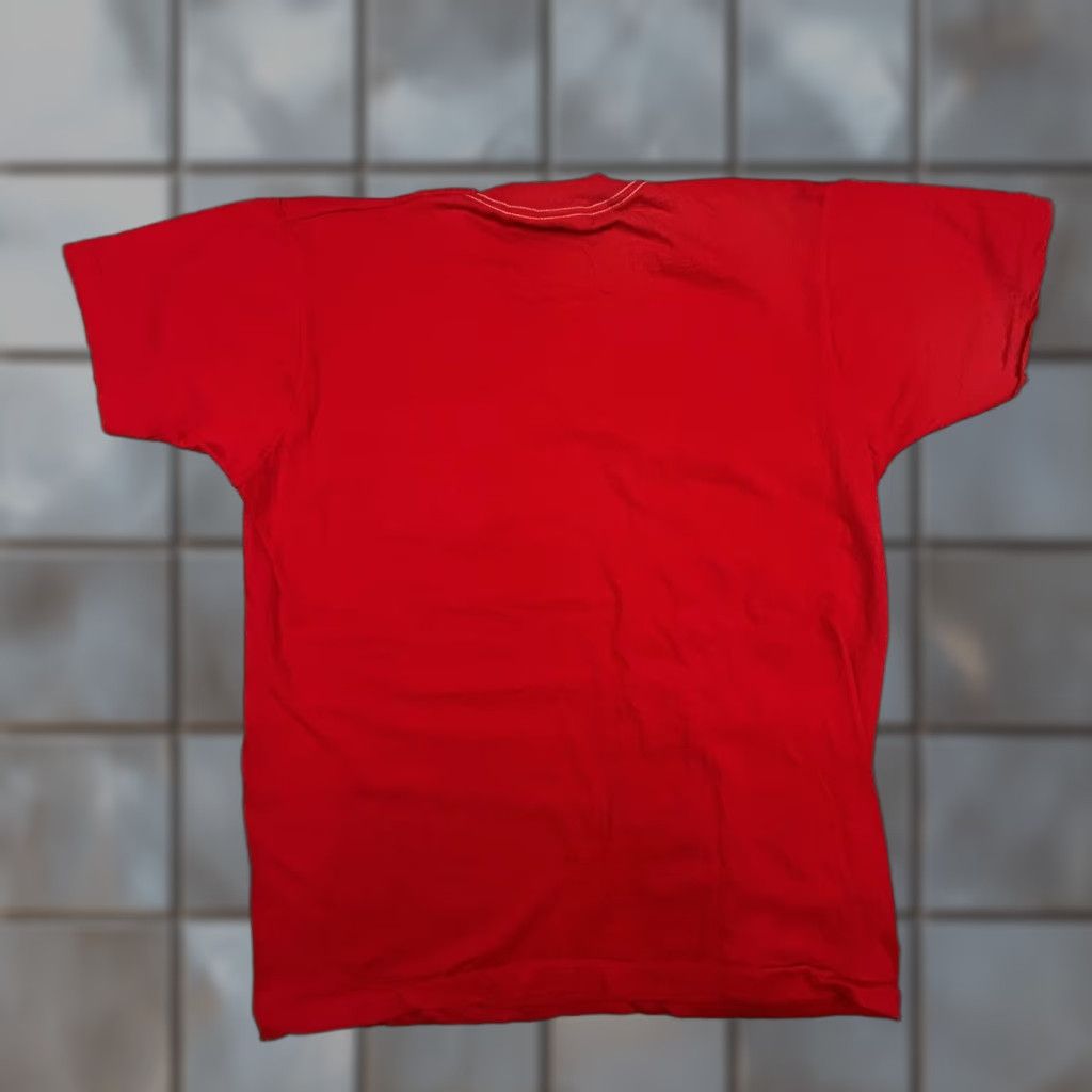 Fruit Of The Loom VINTAGE Fruit Of The Loom Mens XL Red Pocket T-Shirt 80s Made USA NWOT Shirt Mens XL Red 80s USA Vintage Blank Tee Size US XL / EU 56 / 4 - 1 Thumbnail