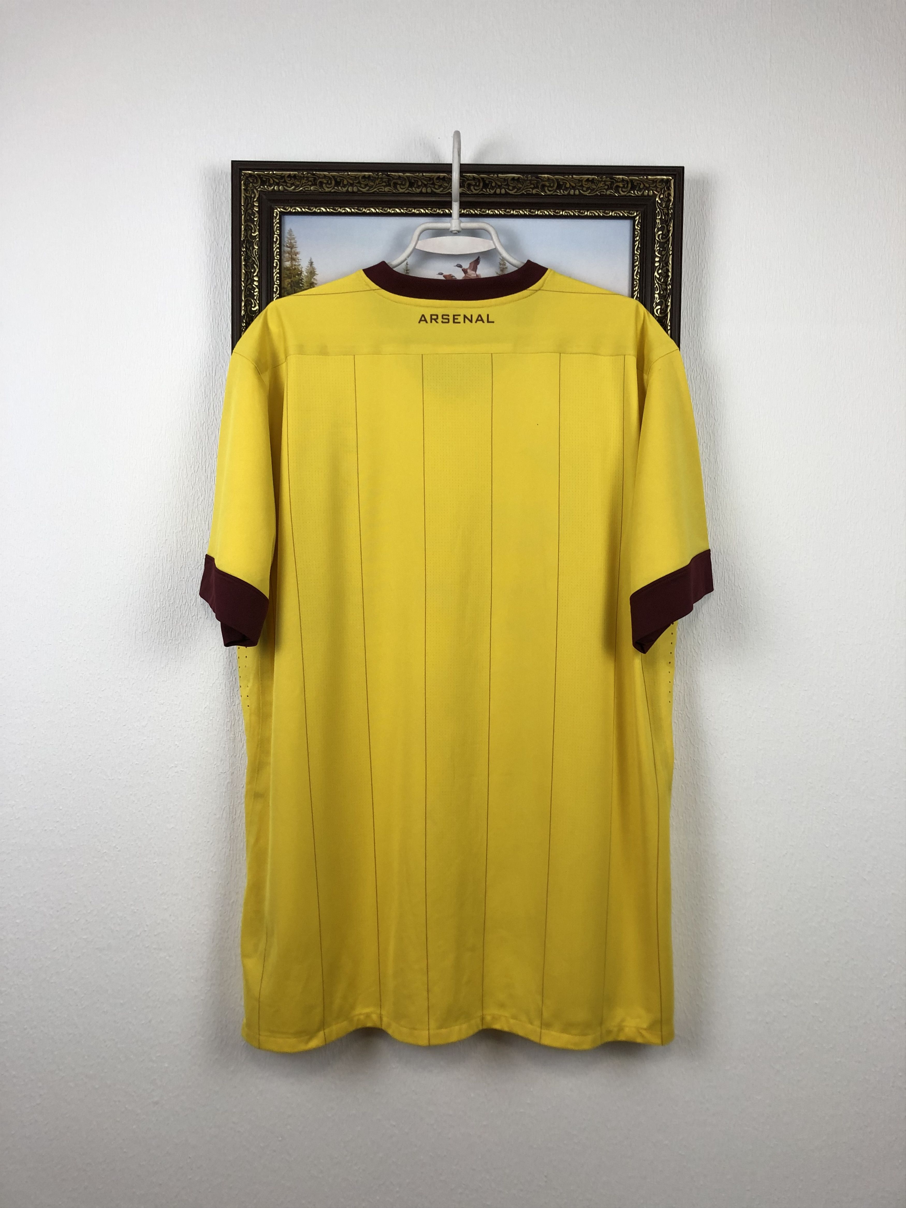 Vintage Arsenal football shirt Soccer Player Issue Jersey Rare Tee Size US XXL / EU 58 / 5 - 12 Thumbnail