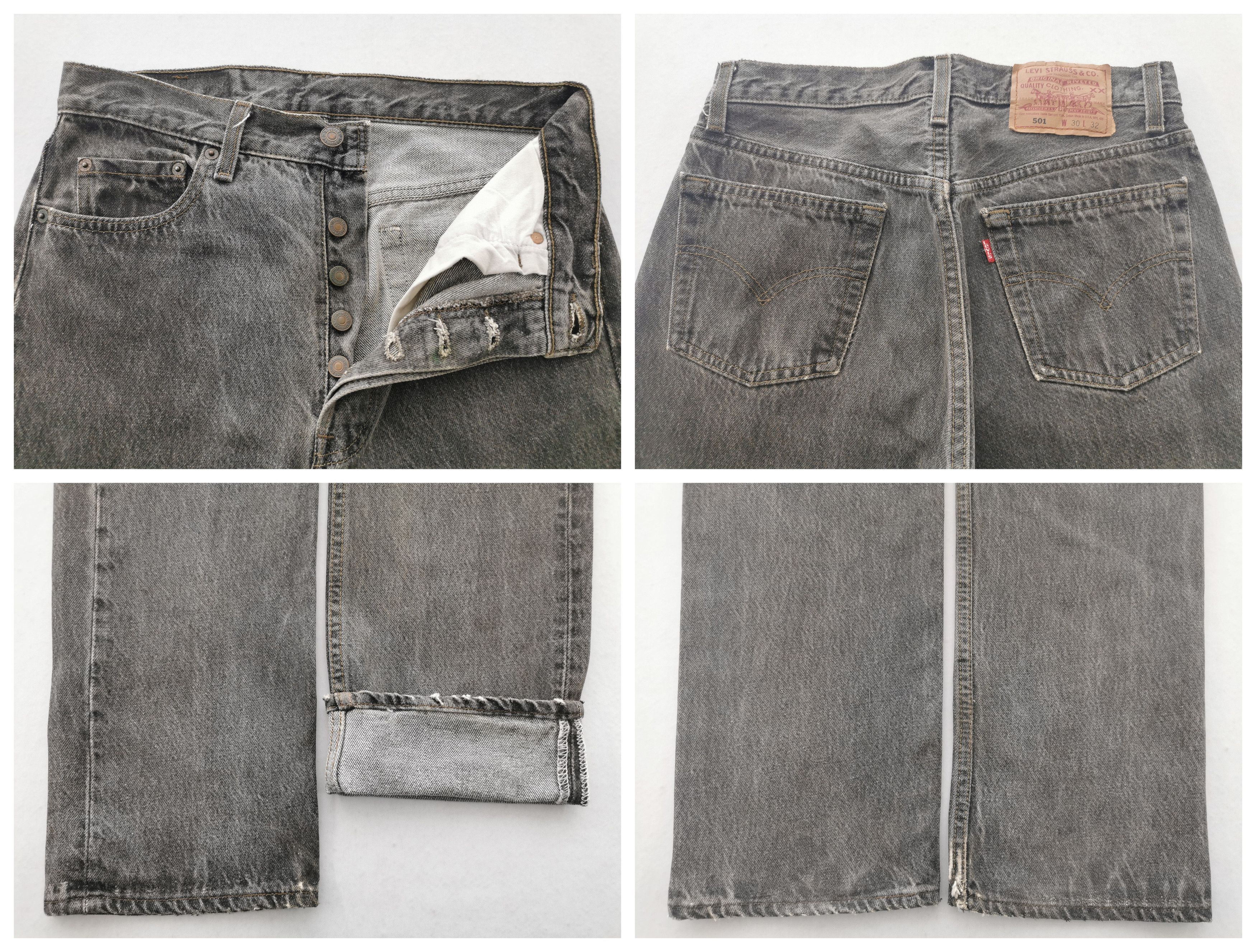 Levi's Vintage 90's Levis Lot 501 Denim Made In USA Size 30/30x32 Size US 30 / EU 46 - 8 Thumbnail