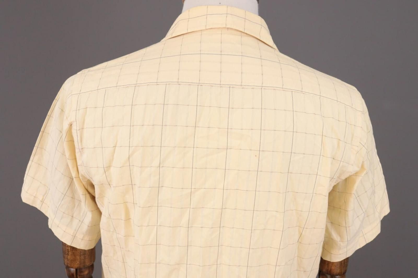 Guy Laroche Vintage Guy Laroche Paris Beige Check Shirt Size 4 Size US M / EU 48-50 / 2 - 10 Thumbnail