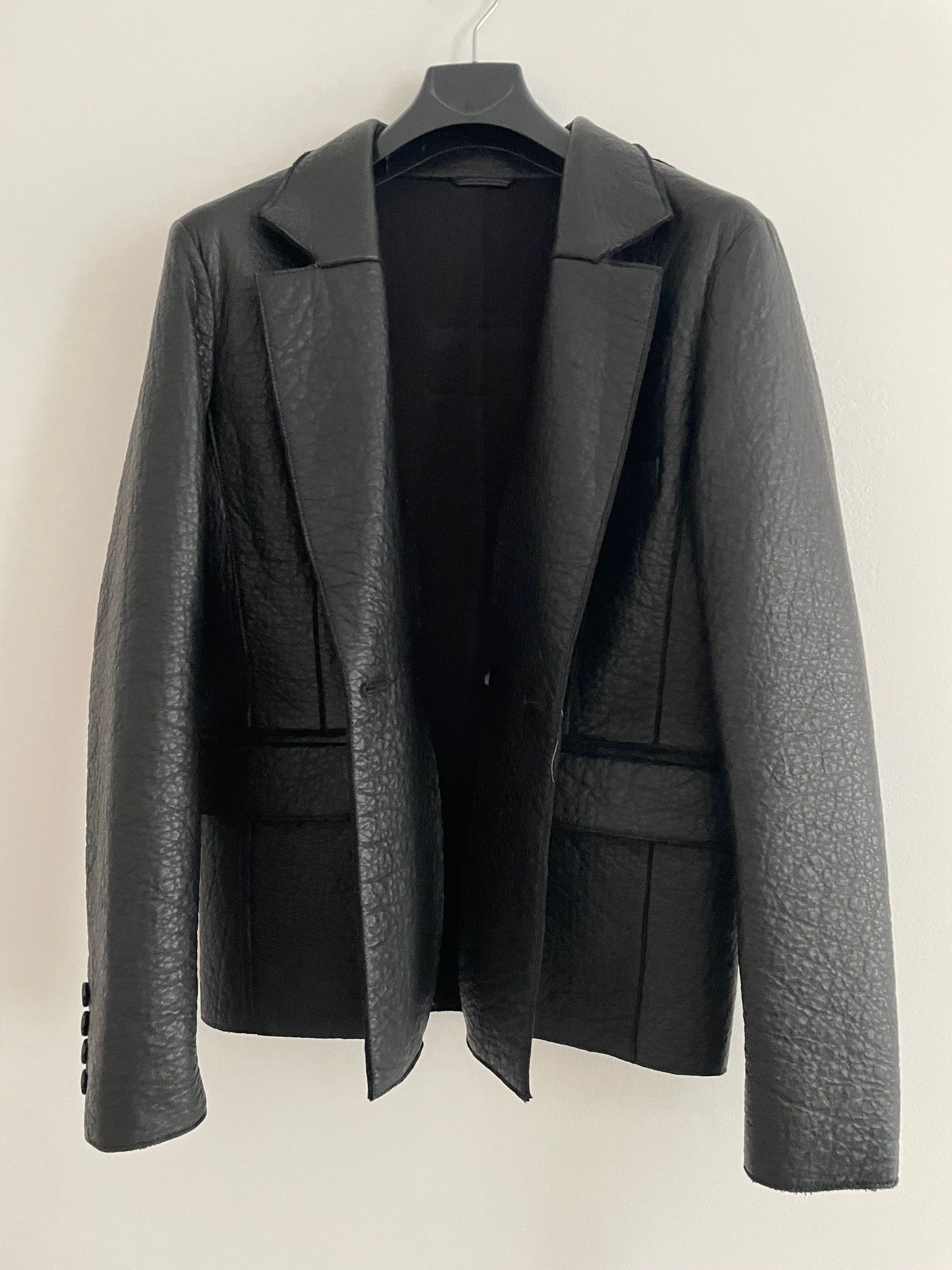 Martin Asbjorn Martin Asbjorn Stevie black lamb leather blazer jacket S 46 Size US S / EU 44-46 / 1 - 7 Thumbnail