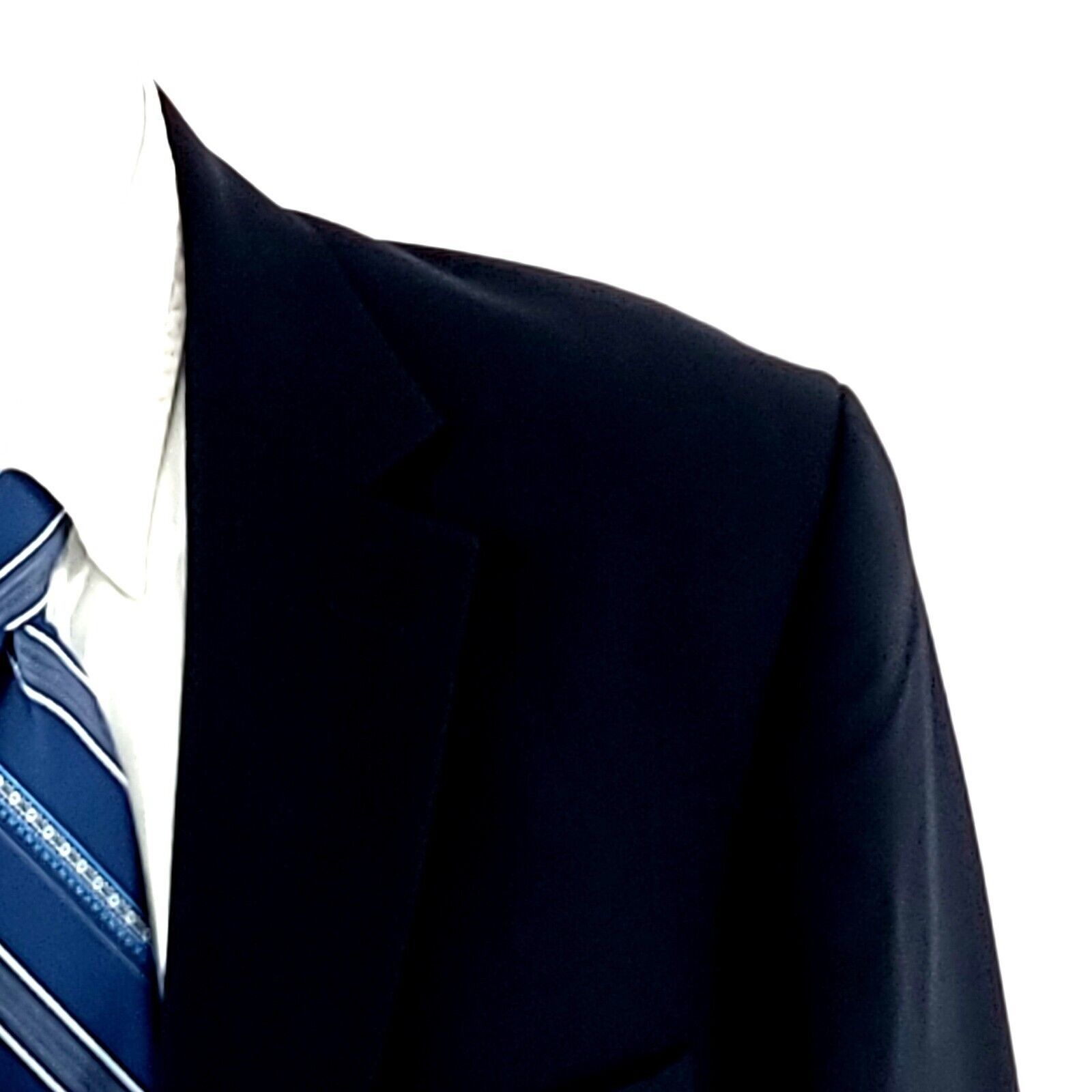 Pronto Uomo Pronto Uomo Wool Blue 2 Button Blazer Measures 44R Tagged 44 Size 44R - 2 Thumbnail
