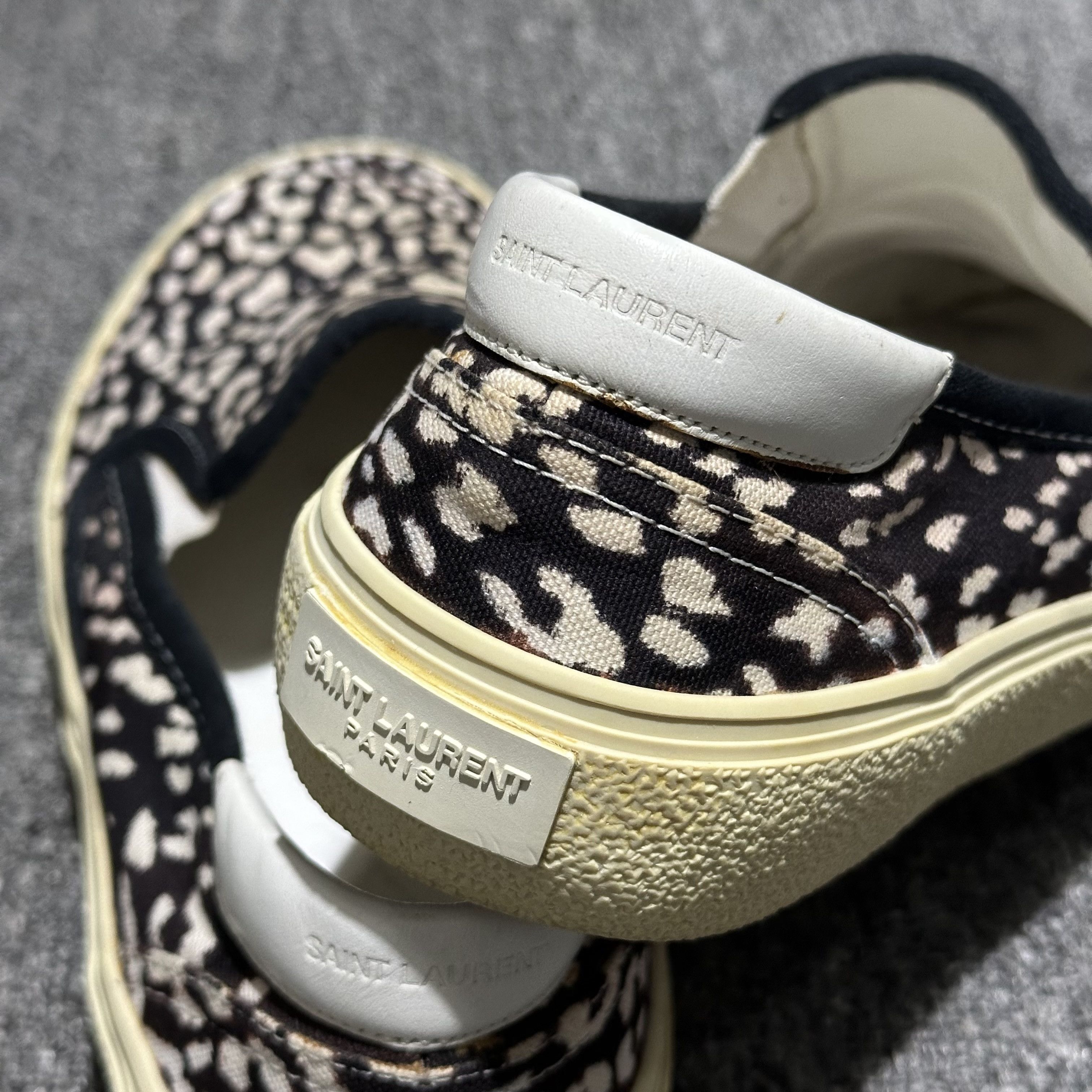 Saint Laurent Paris Saint Laurent Babycat Skate Slip On Shoes Size US 7 / EU 40 - 7 Thumbnail